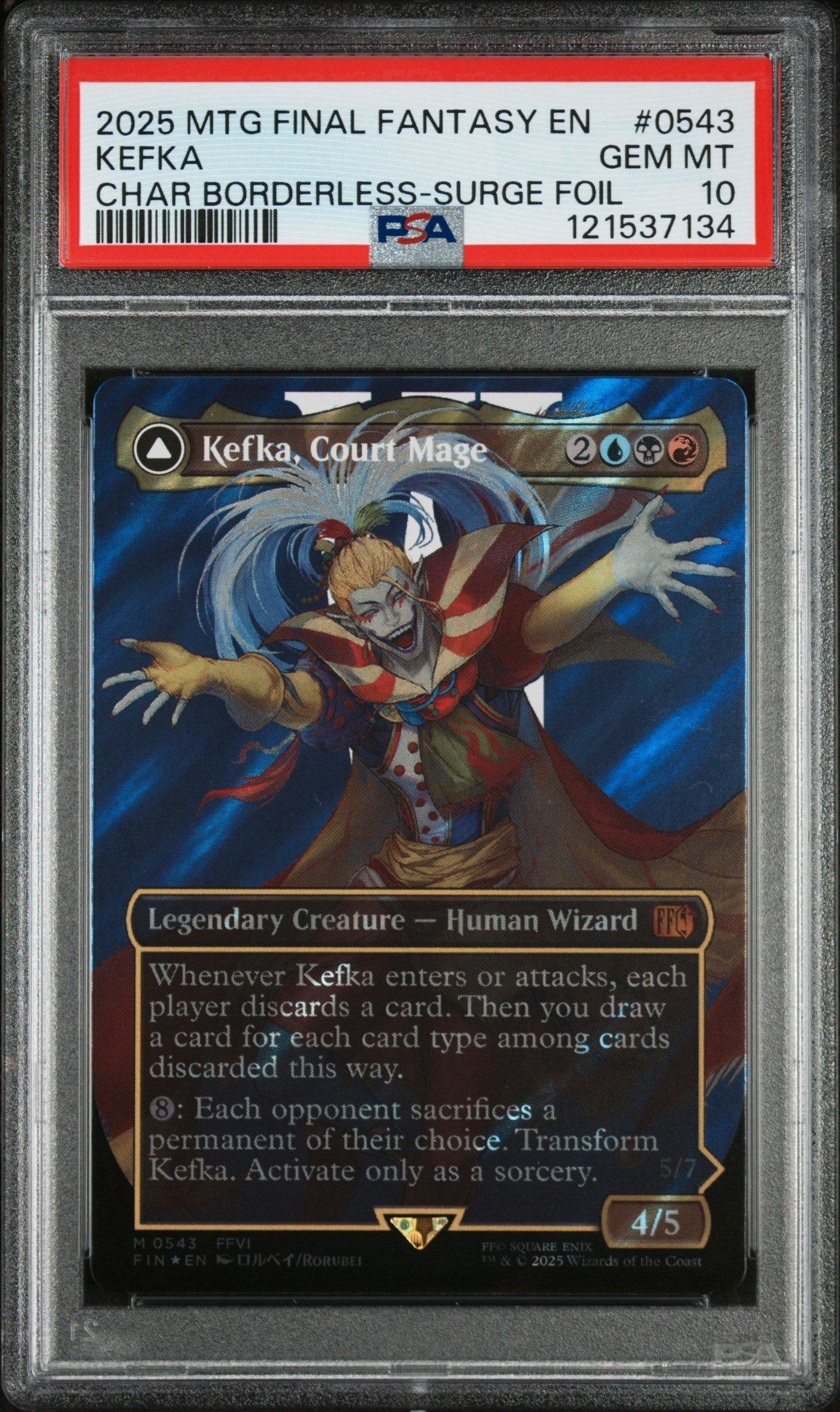2025 Magic The Gathering Final Fantasy 0543 Kefka, Court Mage