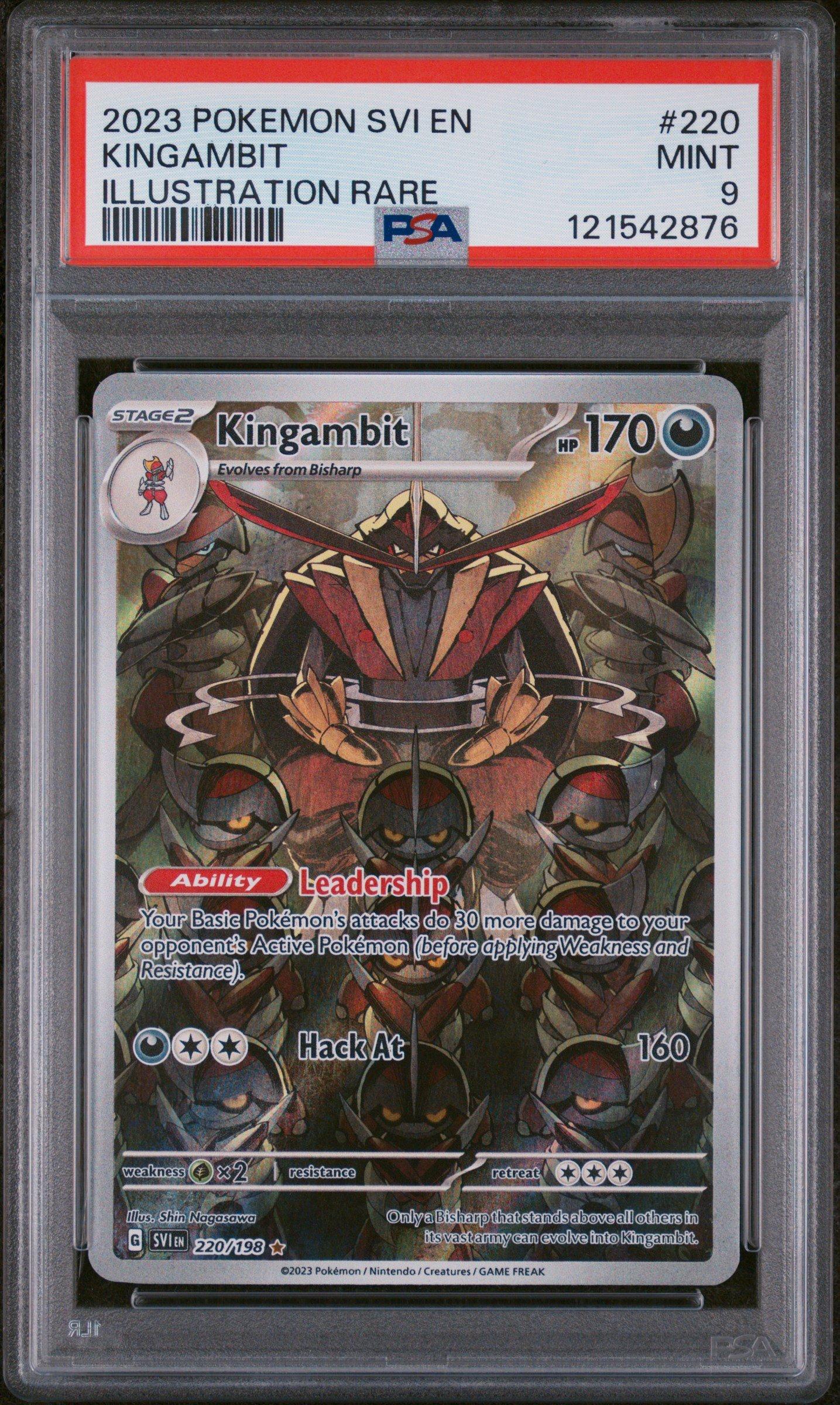 2023 Pokemon Svi En-scarlet & Violet 220 Kingambit Illustration Rare PSA 9  Graded Card | GameStop