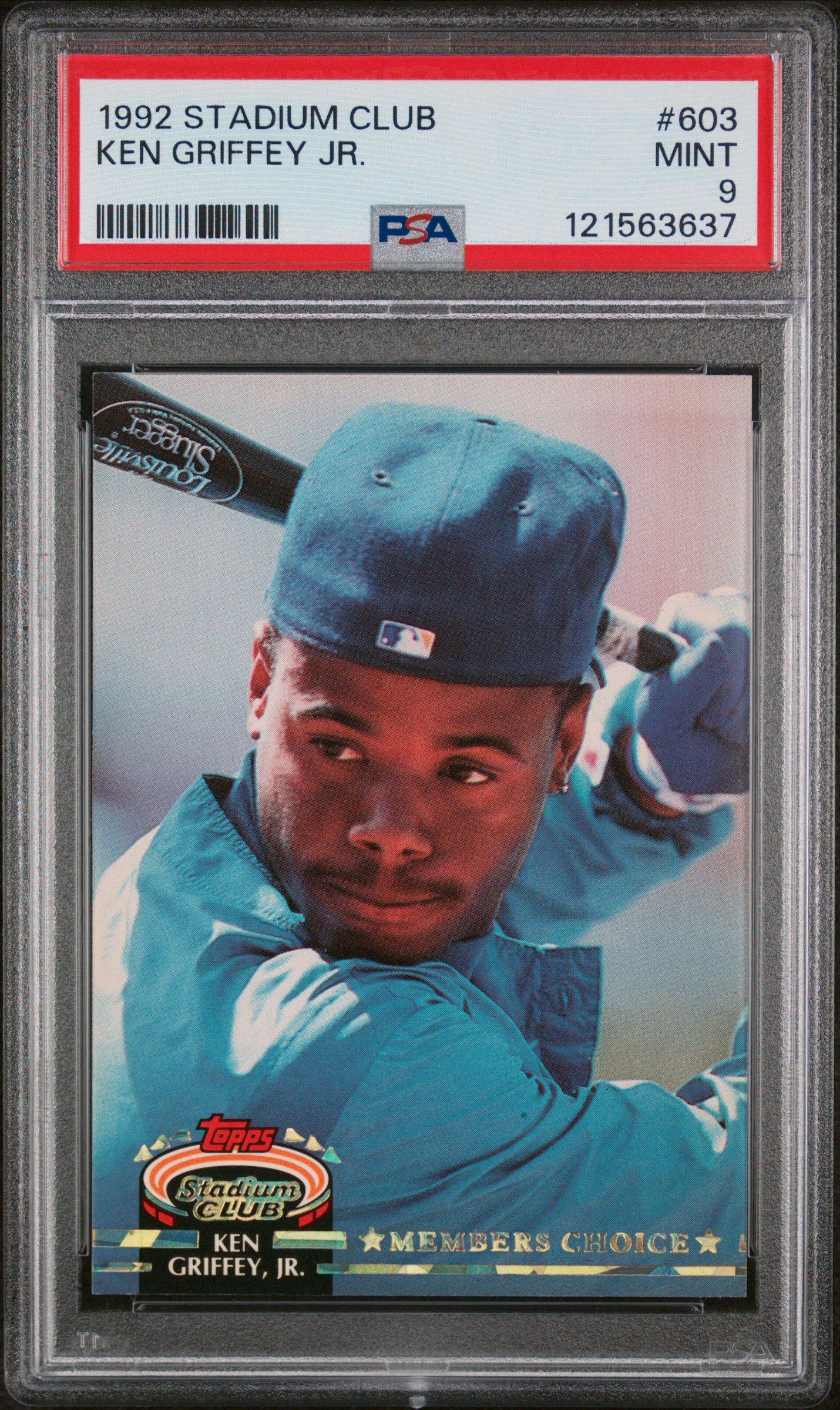 1992 Stadium Club 603 Ken Griffey Jr. PSA