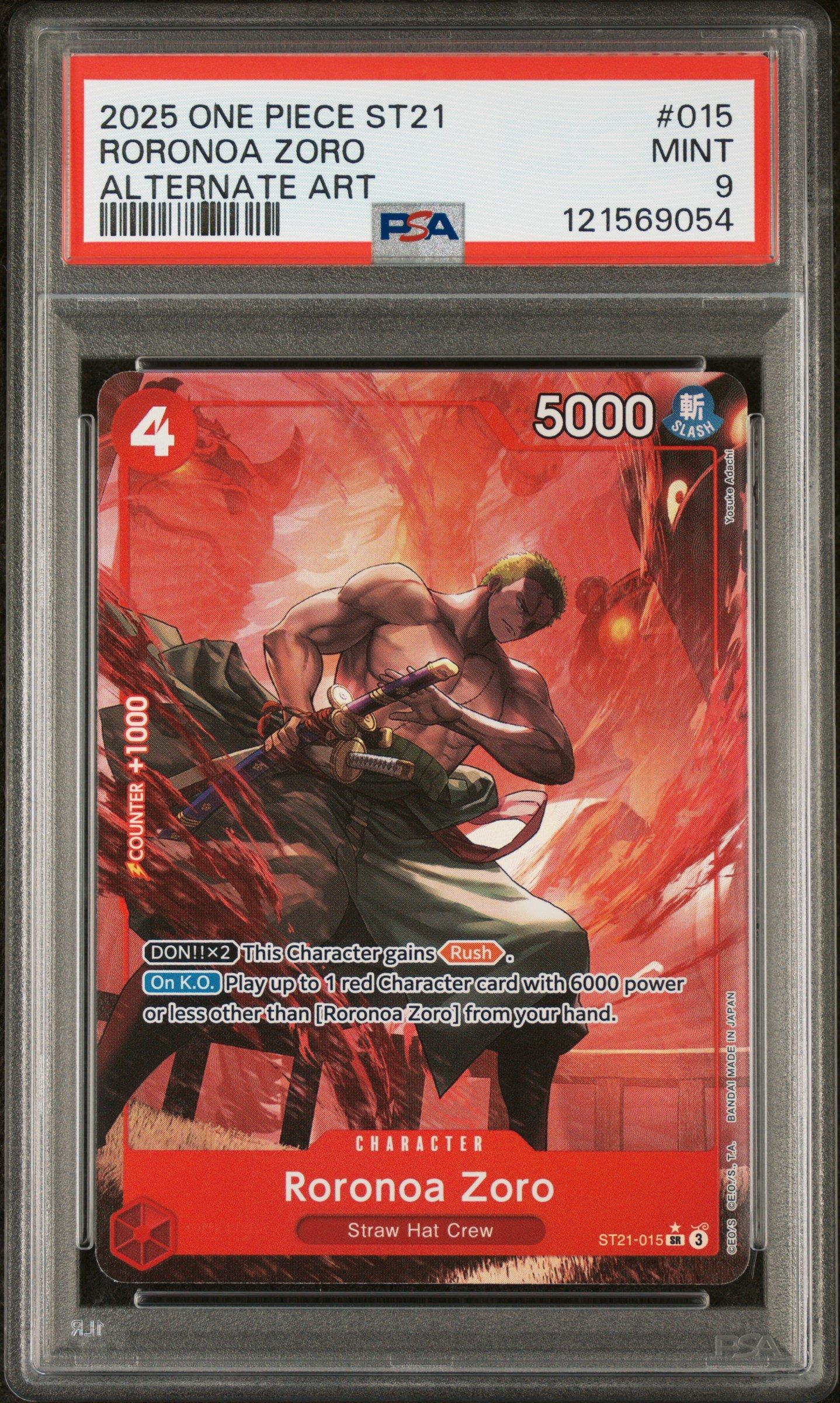 2025 One Piece Starter Deck St21-ex Gear 5 015 Roronoa Zoro