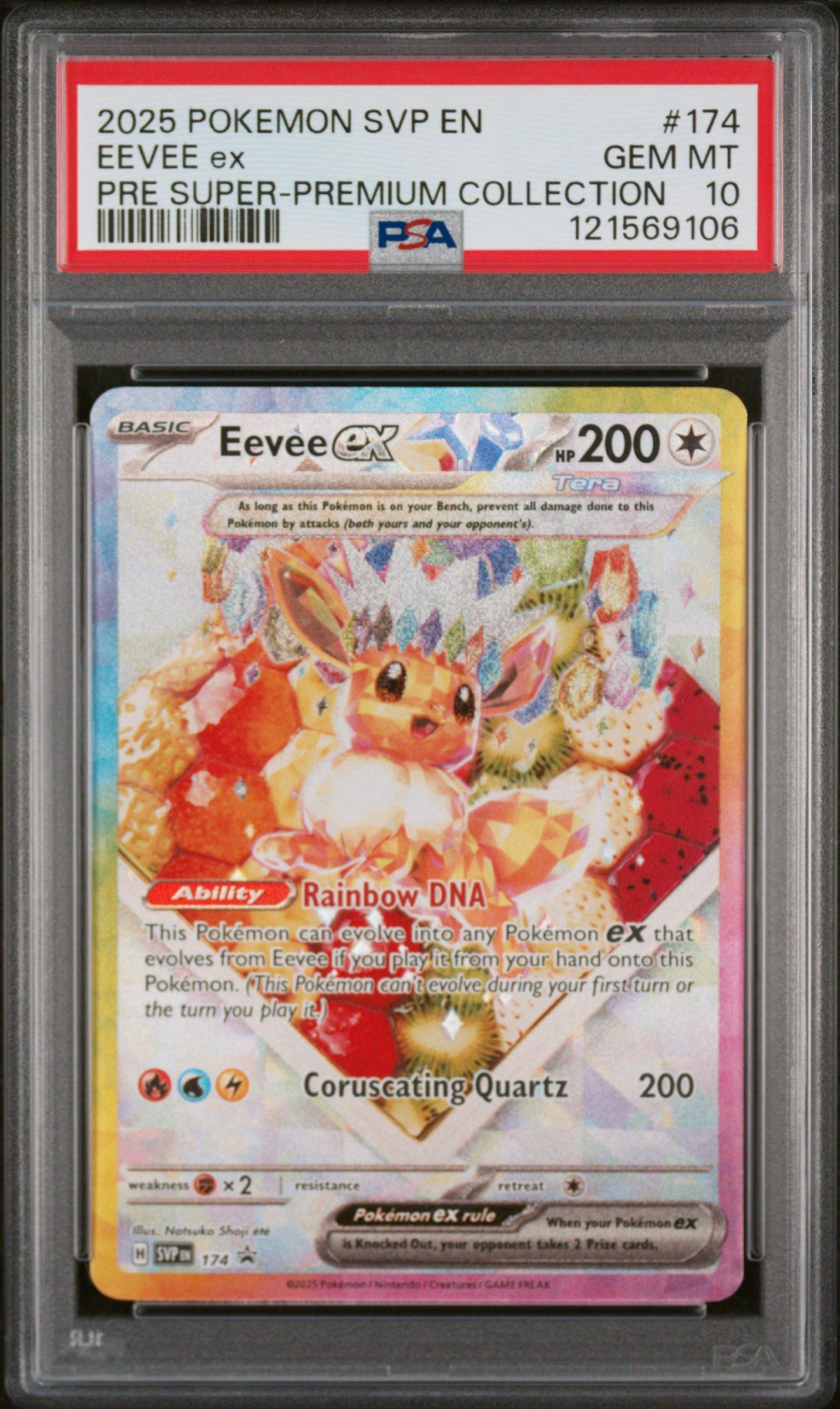 2025 Pokemon Svp En-sv Black Star Promo 174 Eevee Ex Prismatic
