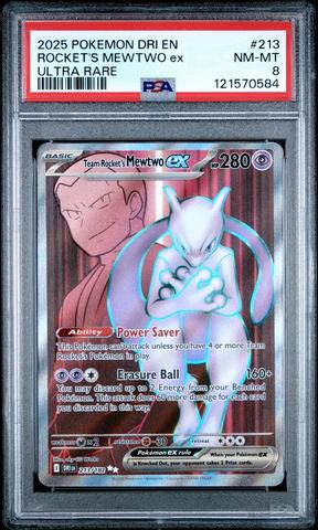 2025 Pokemon Dri En-destined Rivals 081 Team Rocket's Mewtwo Ex