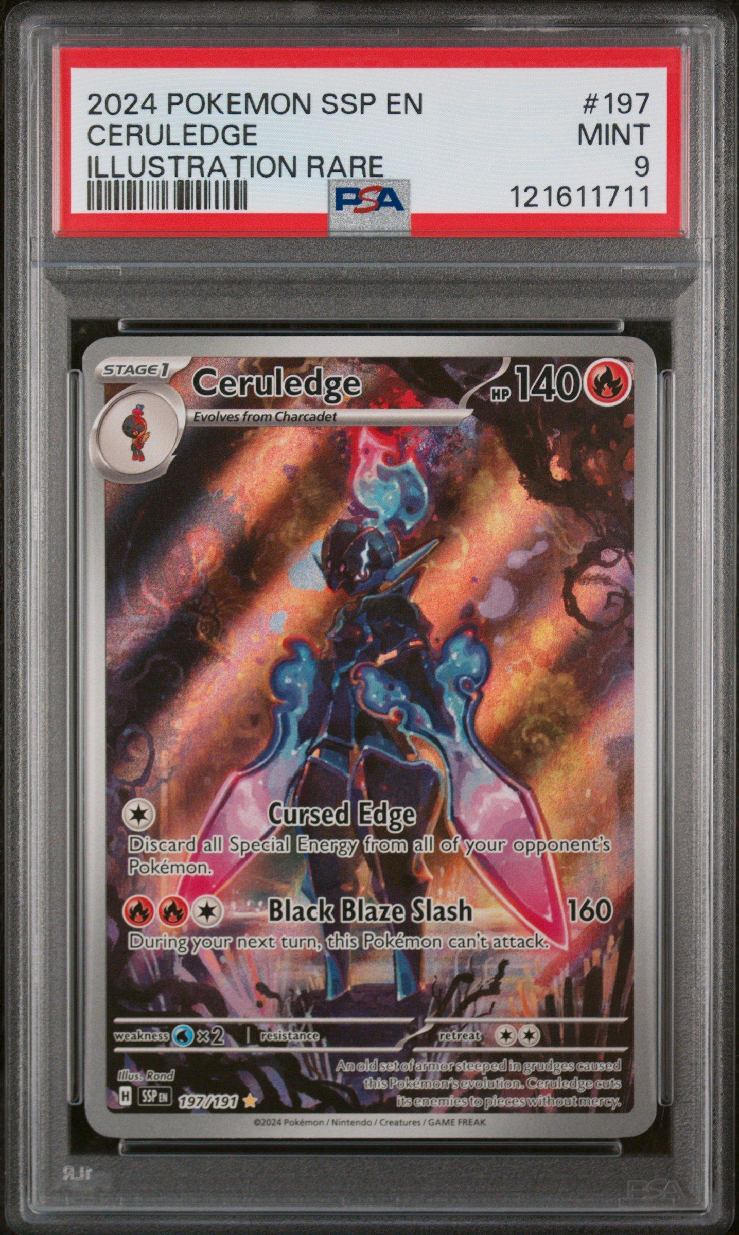 PSA10 2連番 ソウブレイズ CERULEDGE 230 & 070 Pokemon Card Game/[SV8a] Terastal Festival ex]Ceruledge 070/187