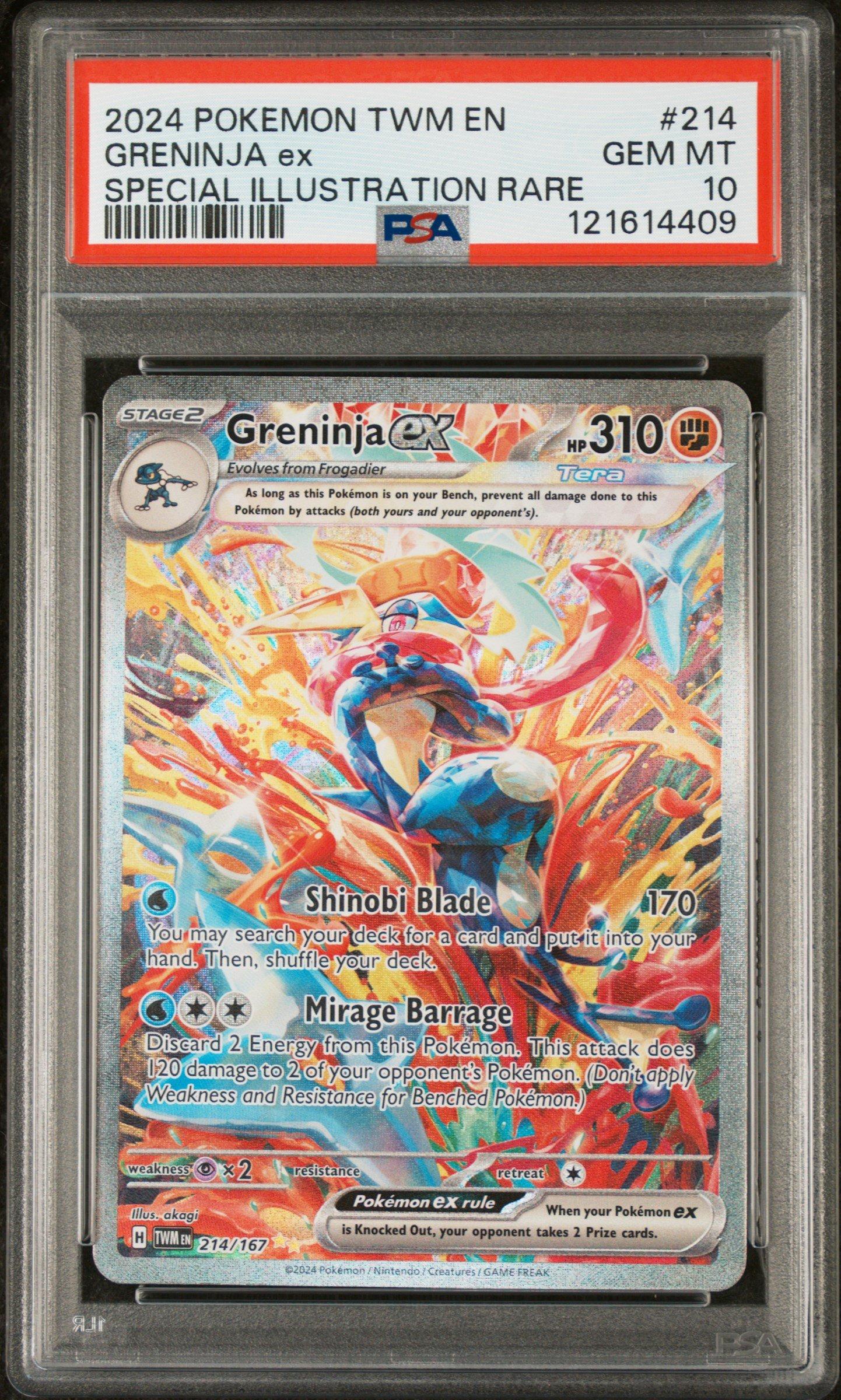 2024 Pokemon Twm En-twilight Masquerade 214 Greninja Ex Special
