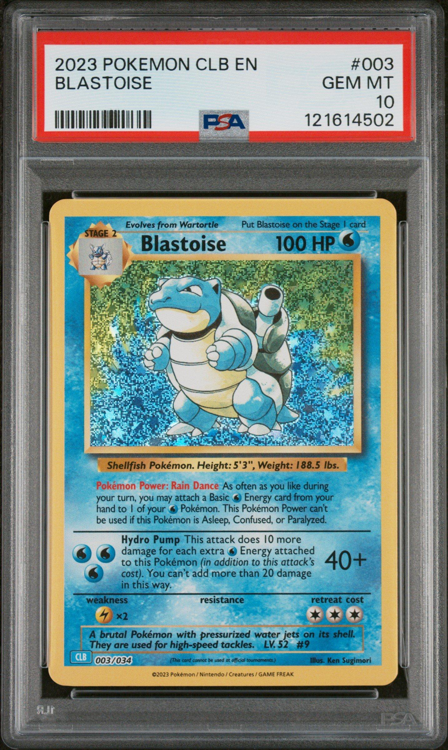 2023 Pokemon Clb-trading Card Game Classic Blastoise & Suicune Ex