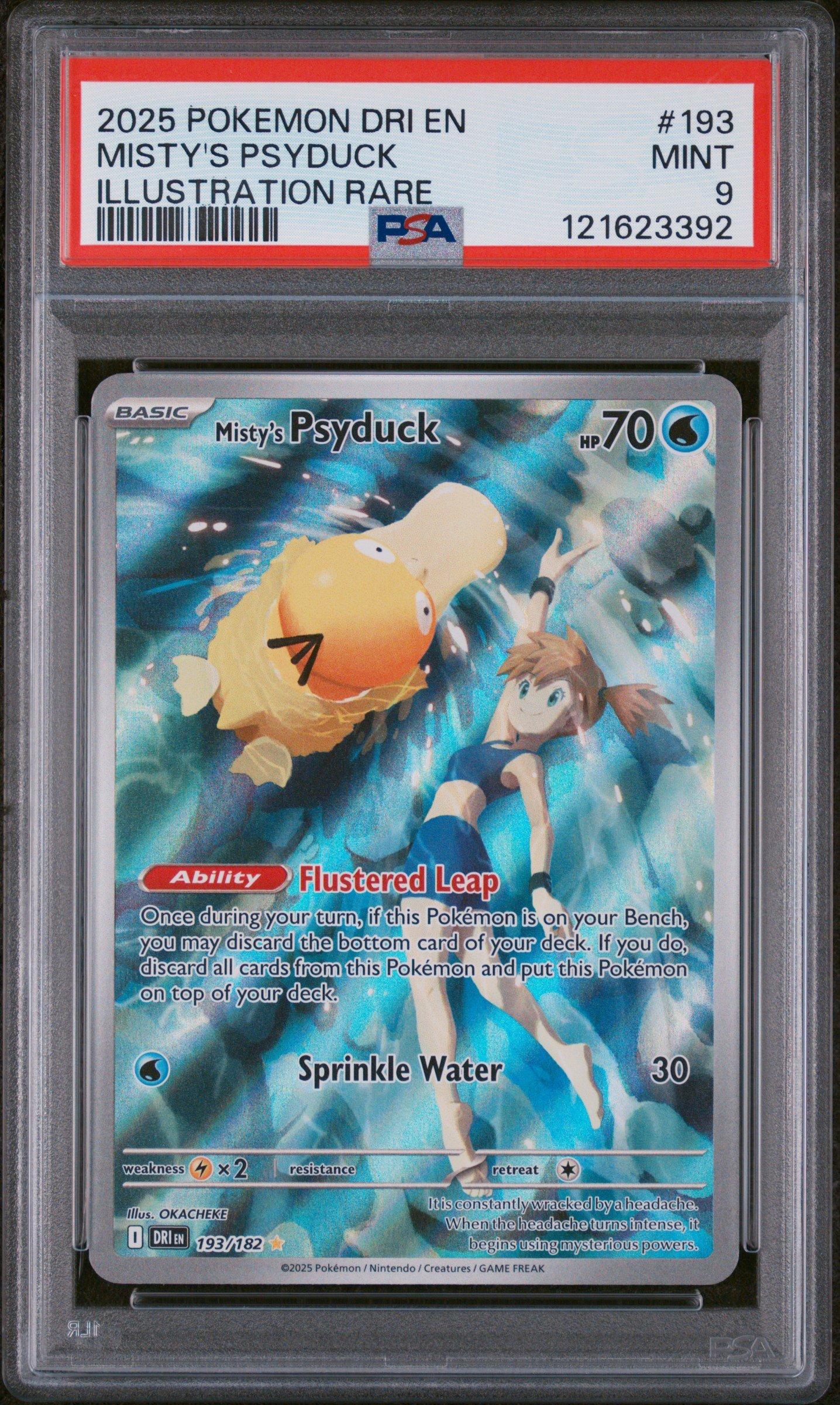 2025 Pokemon Dri En-destined Rivals 193 Misty's Psyduck