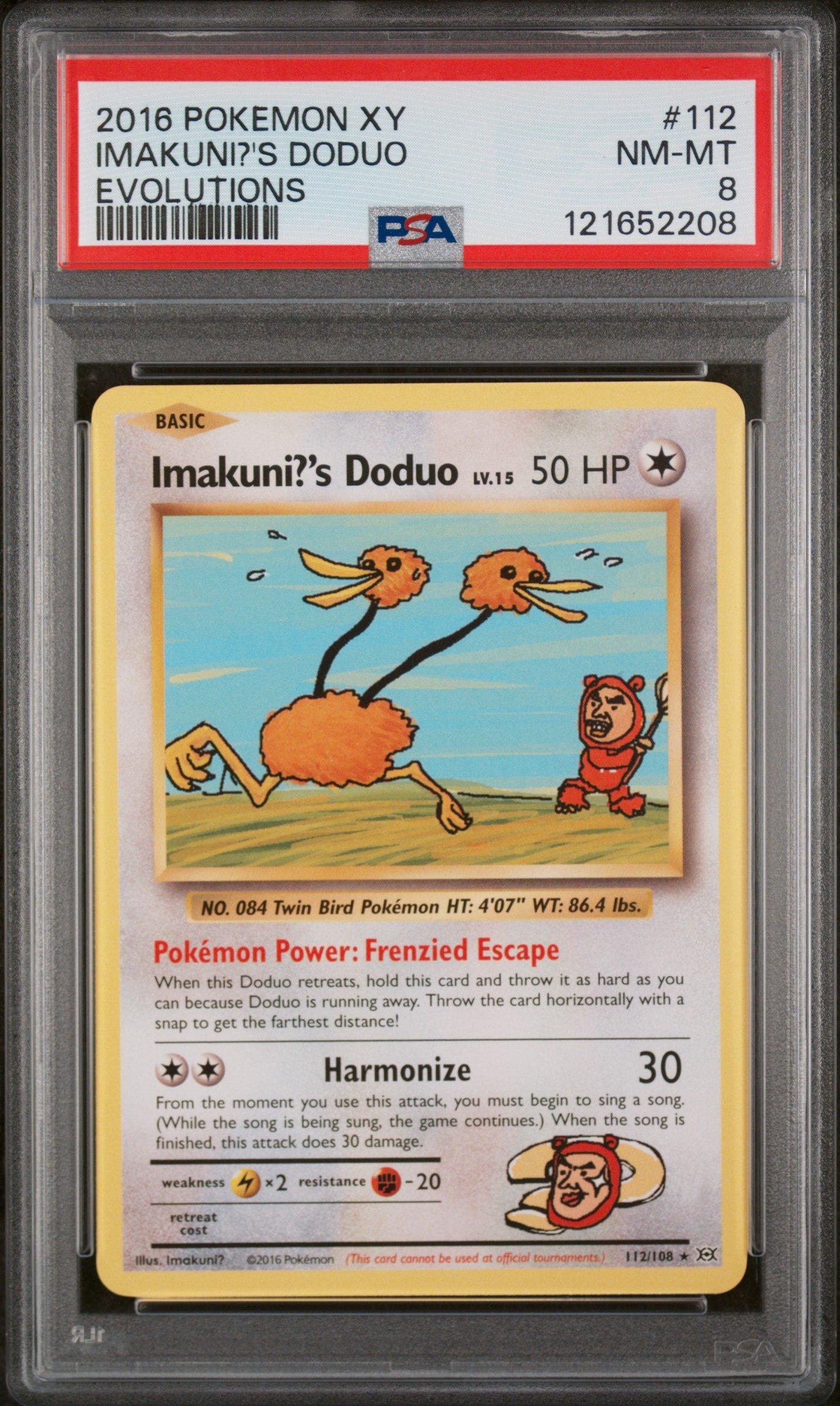 2016 Pokemon Xy Evolutions 112 Imakuni?'s Doduo PSA 8 | GameStop