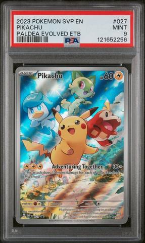 2023 Pokemon Svp En-sv Black Star Promo 027 Pikachu Paldea