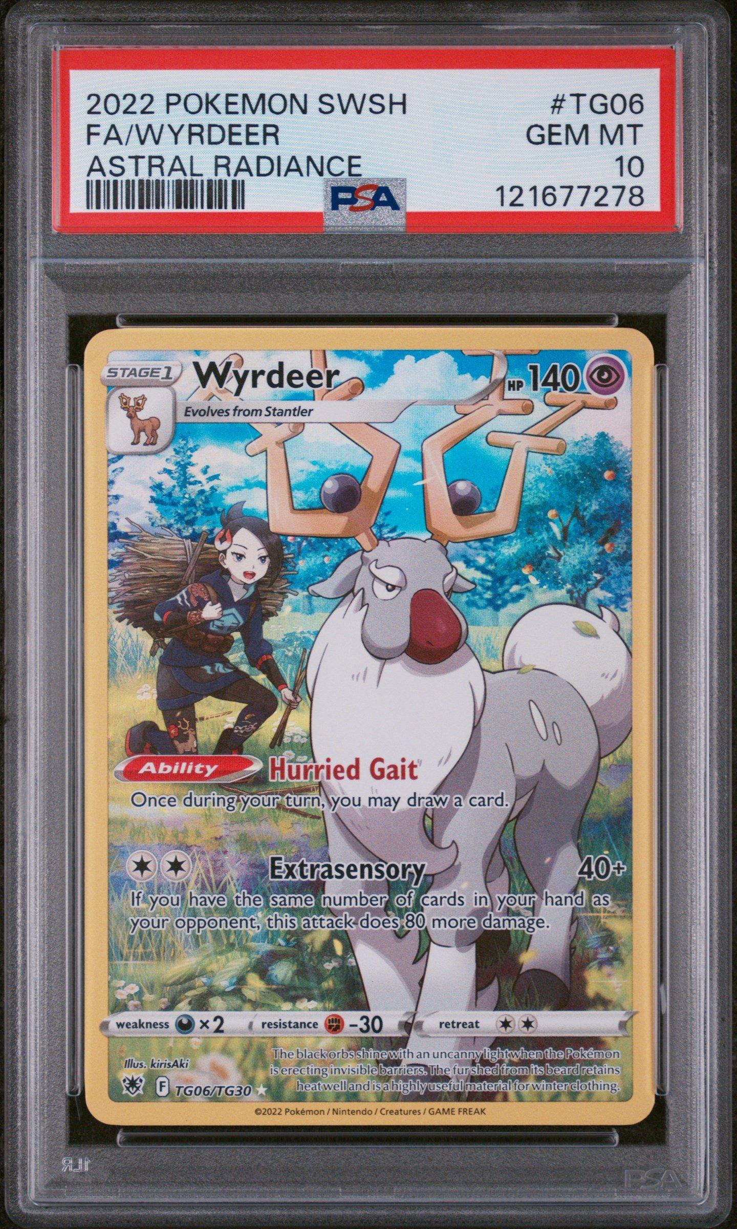 wyrdeer pokemon card 1x TG06/TG30 HOLO RARE Astral Radiance TG TCG NM The item may be similar but not exactly the same as the image (e.g Sell Wyrdeer V (Full Art)