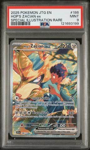 2025 Pokemon Jtg En-journey Together 186 Hop's Zacian Ex