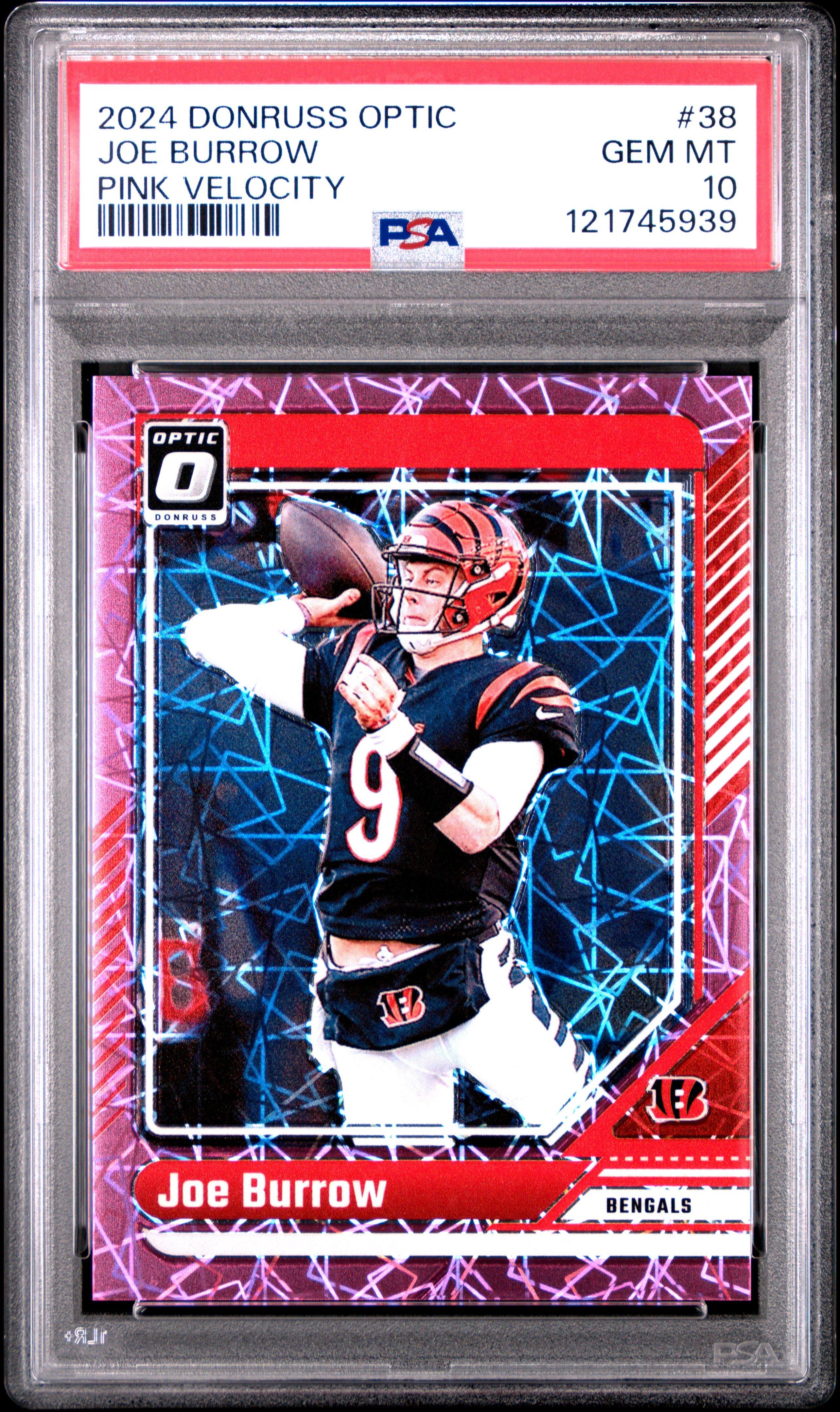 joe burrow graded card NFL 2020 Panini Chronicles Draft Picks Rookie 1 Spectra PSA 9 GRADED 10 JOE BURROW Rookie