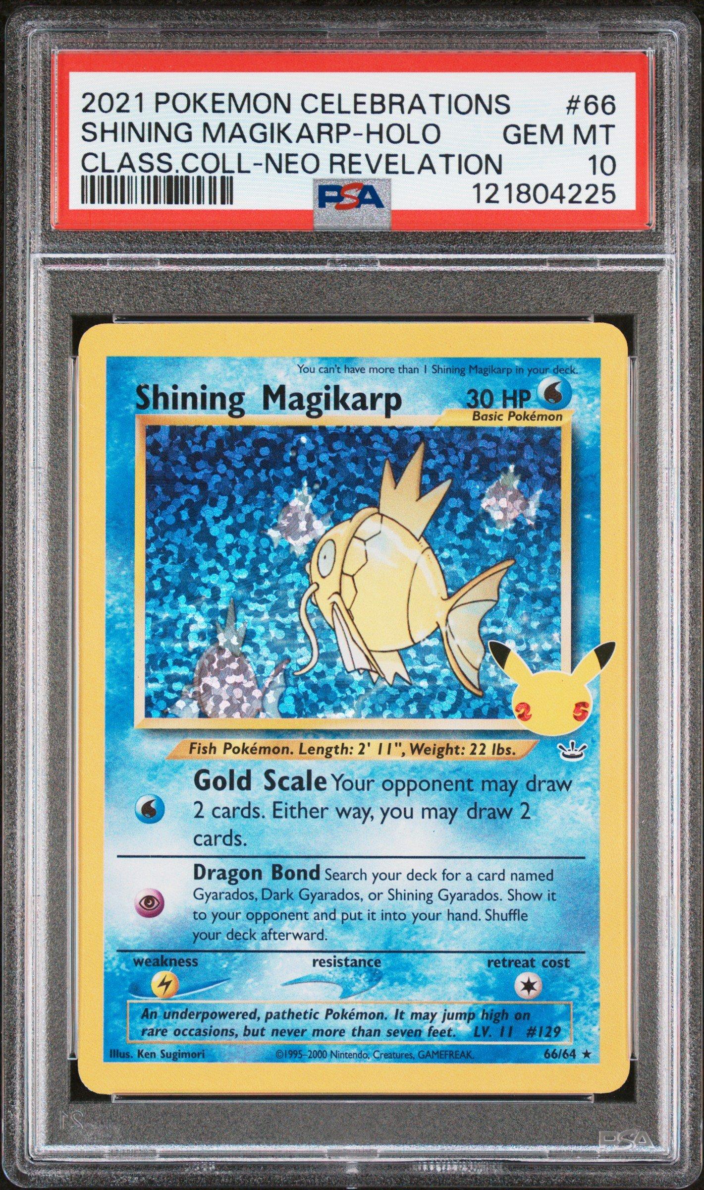 2021 Pokemon Celebrations Classic Collection 66 Shining Magikarp