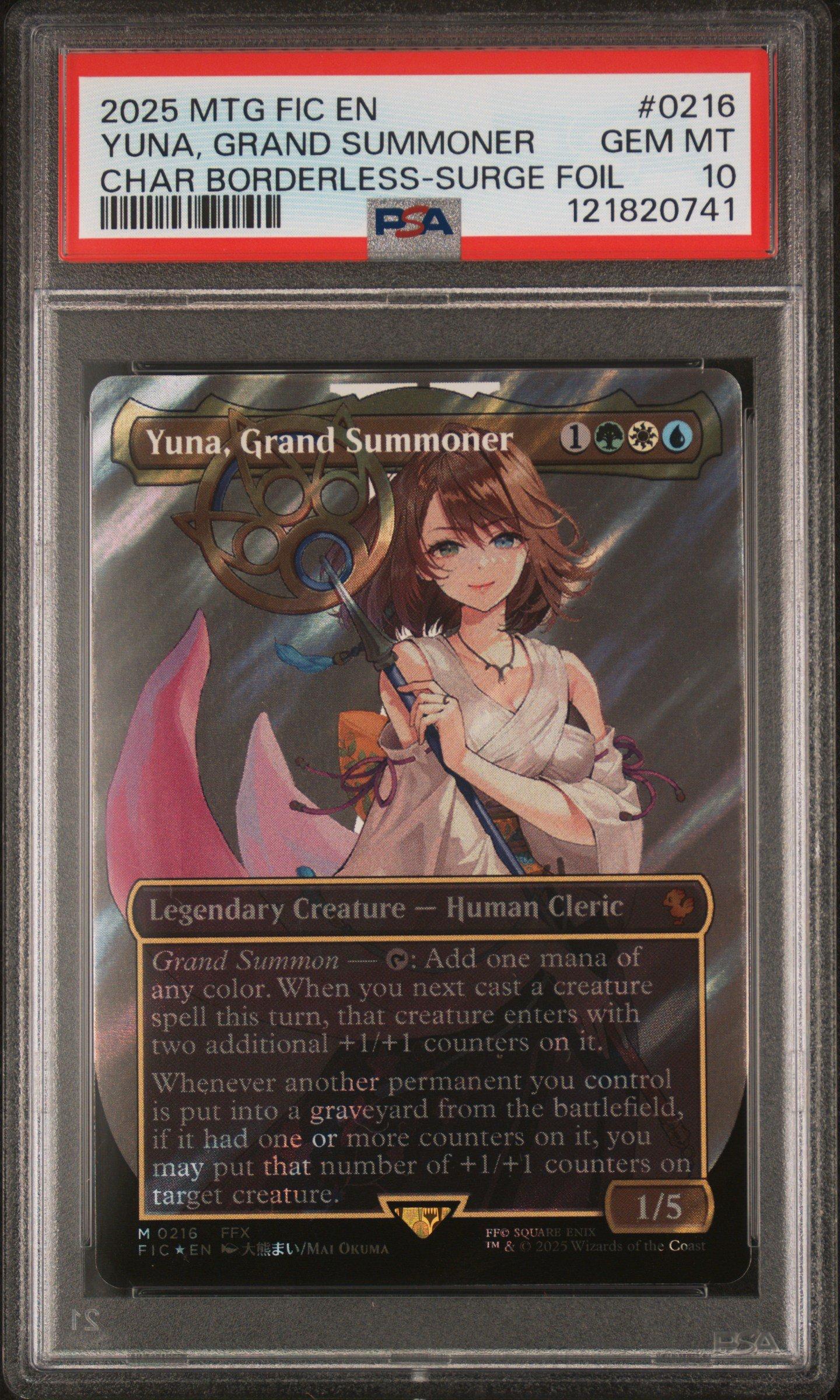 2025 Magic The Gathering Final Fantasy Commander 0216 Yuna, Grand