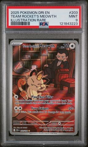 2025 Pokemon Dri En-destined Rivals 203 Team Rocket's Meowth