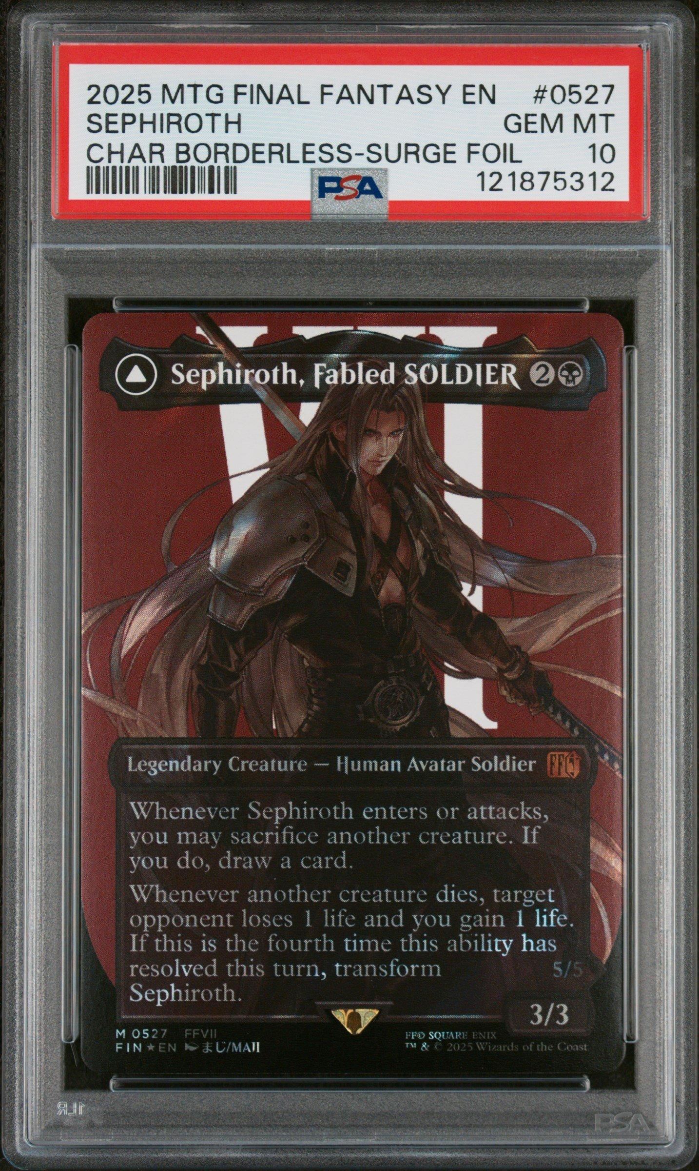 マジック：ザ・ギャザリング MTG Cloud & Sephiroth PSA 10 Sequential マジック：ザ・ギャザリング MTG Cloud & Sephiroth PSA 10 Sequential