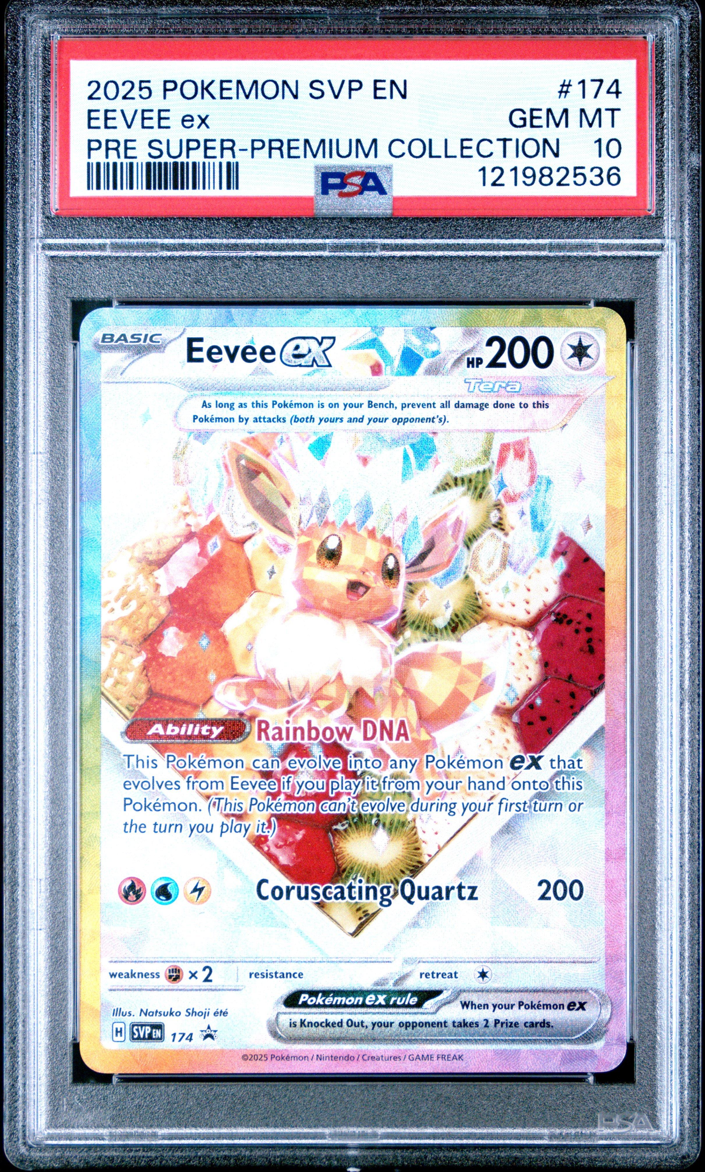 2025 Pokemon Svp En-sv Black Star Promo 174 Eevee Ex Prismatic