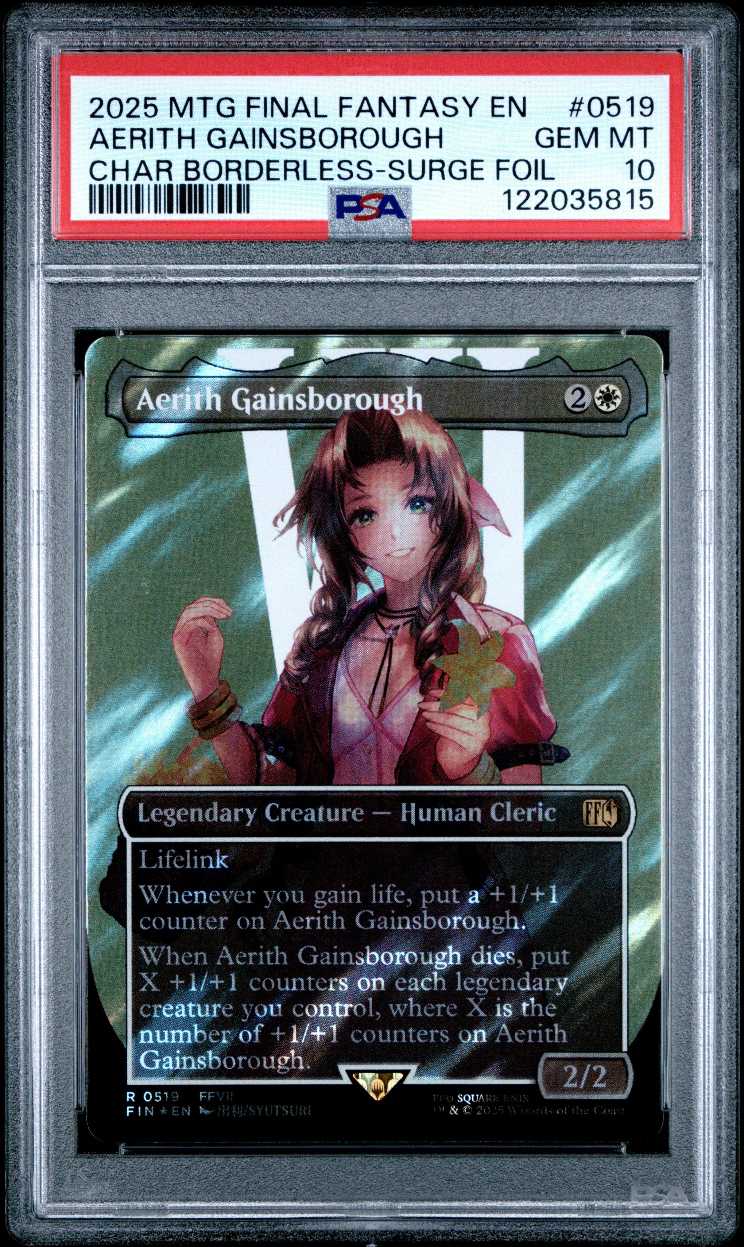 2025 Magic The Gathering Final Fantasy 0248 Vivi Ornitier PSA 10