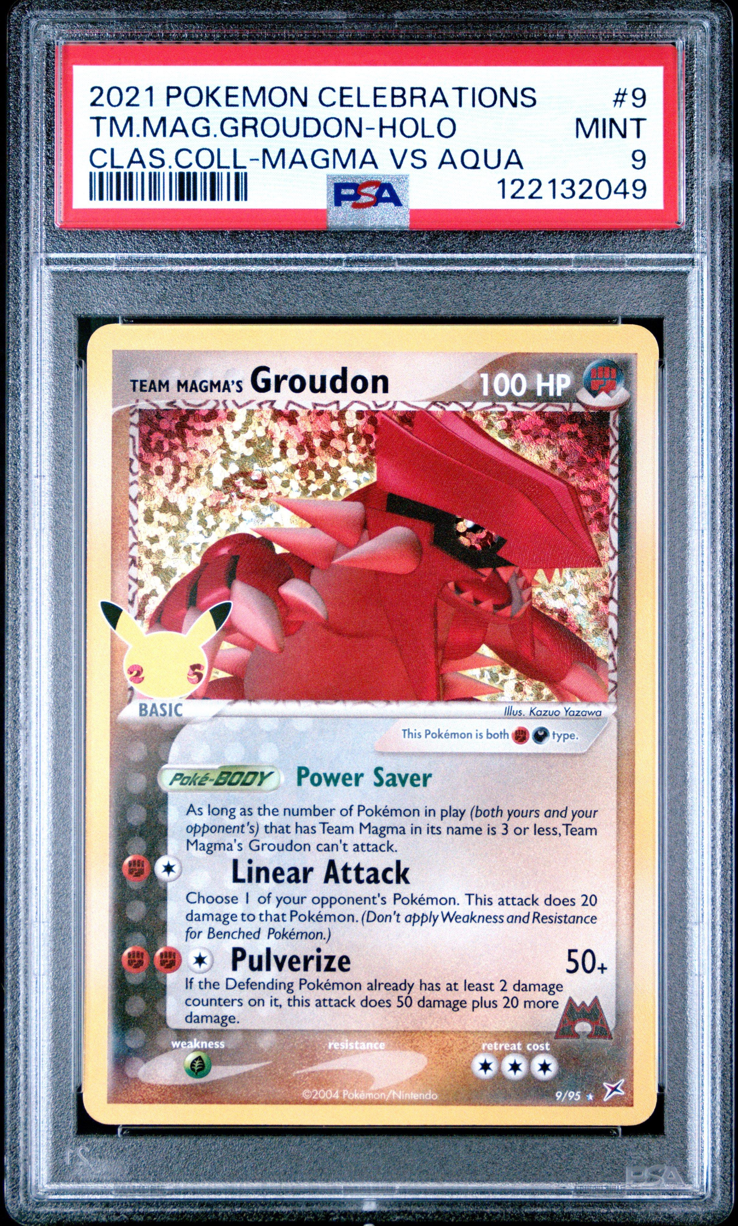 pokemon groudon card Kyogre & - Celebration Lot - Legendary Holo Foil 20 Retreat Cost Groudon Card Prices & Value