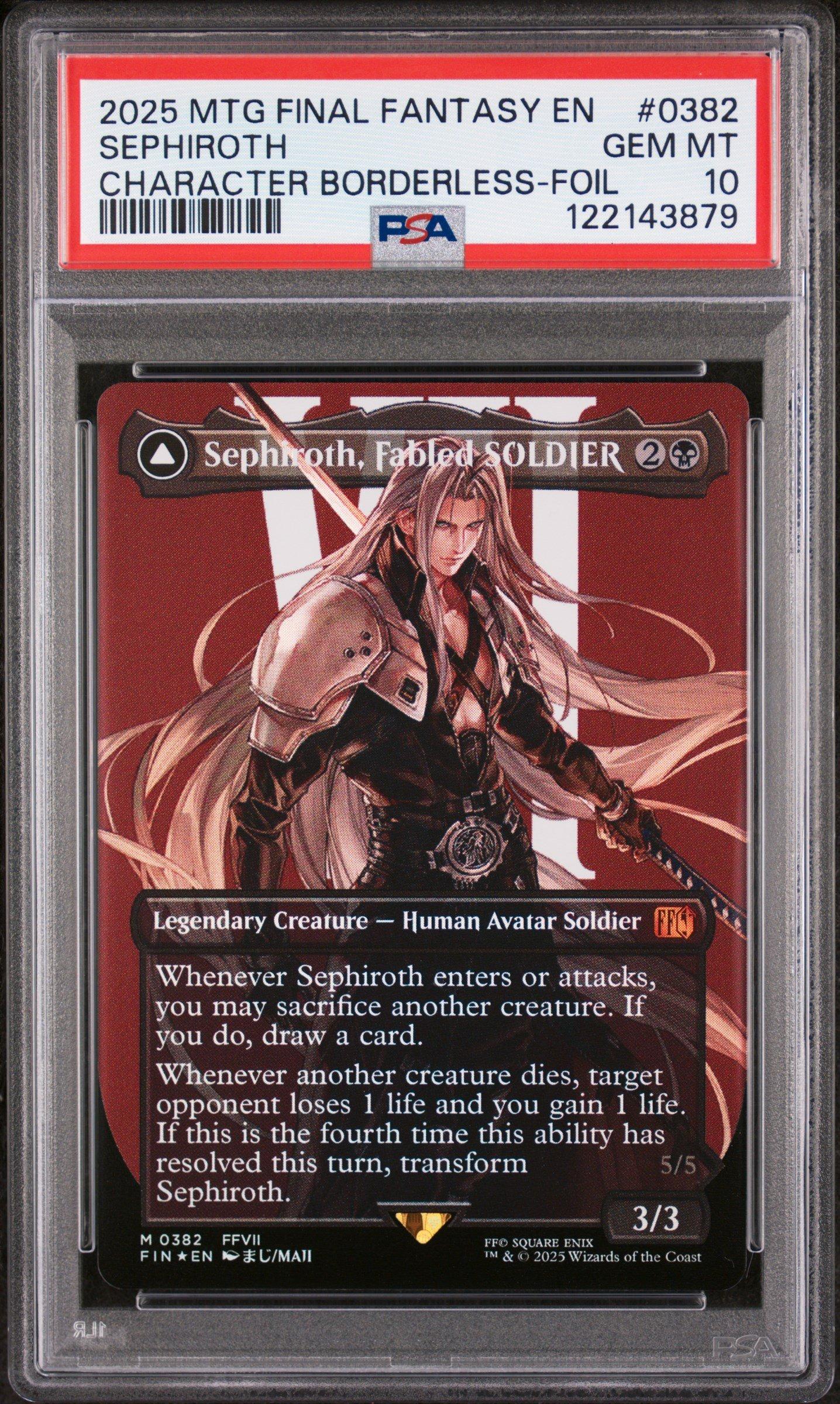 2025 Magic The Gathering Final Fantasy 0382 Sephiroth, Fabled