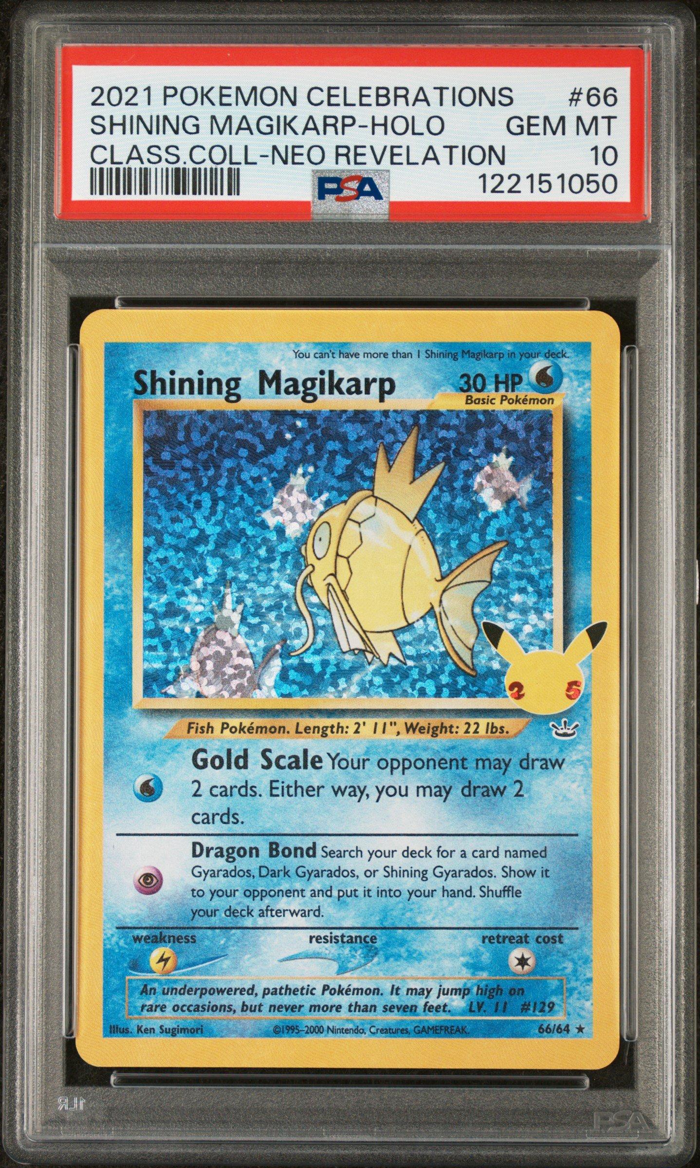 2021 Pokemon Celebrations Classic Collection 66 Shining Magikarp