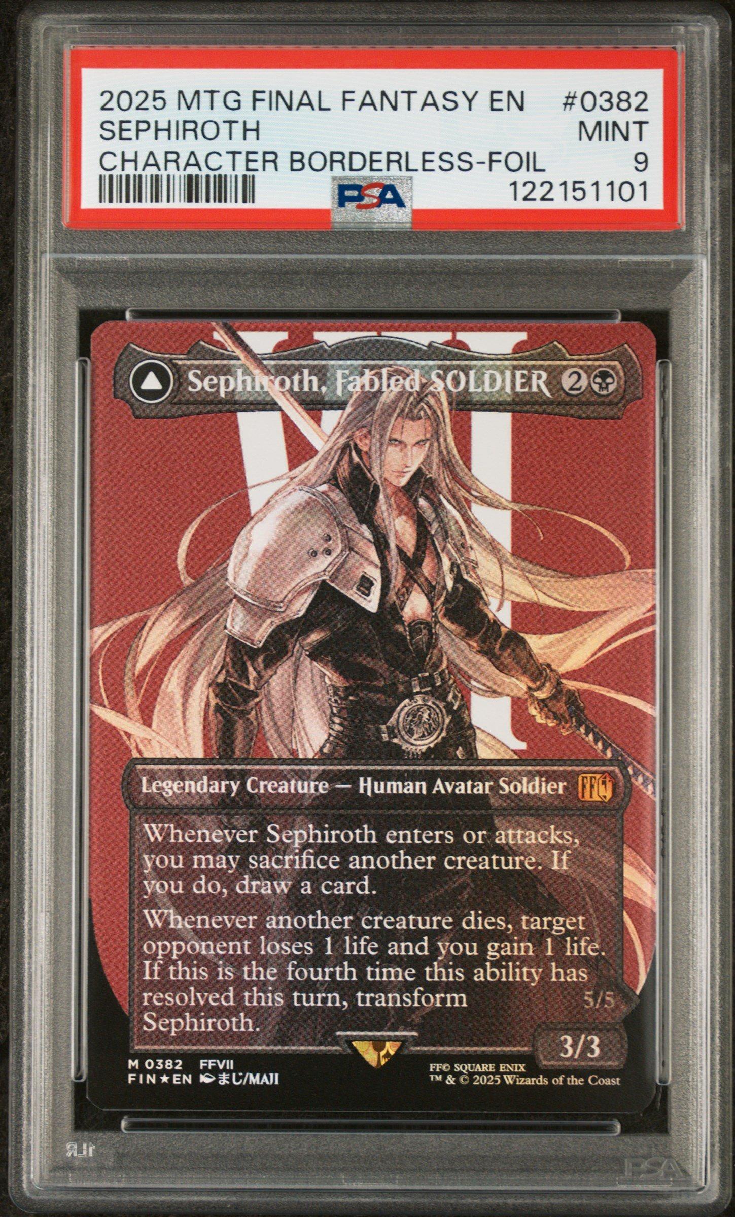 sephiroth mtg cards Sephiroth, Fallen Hero