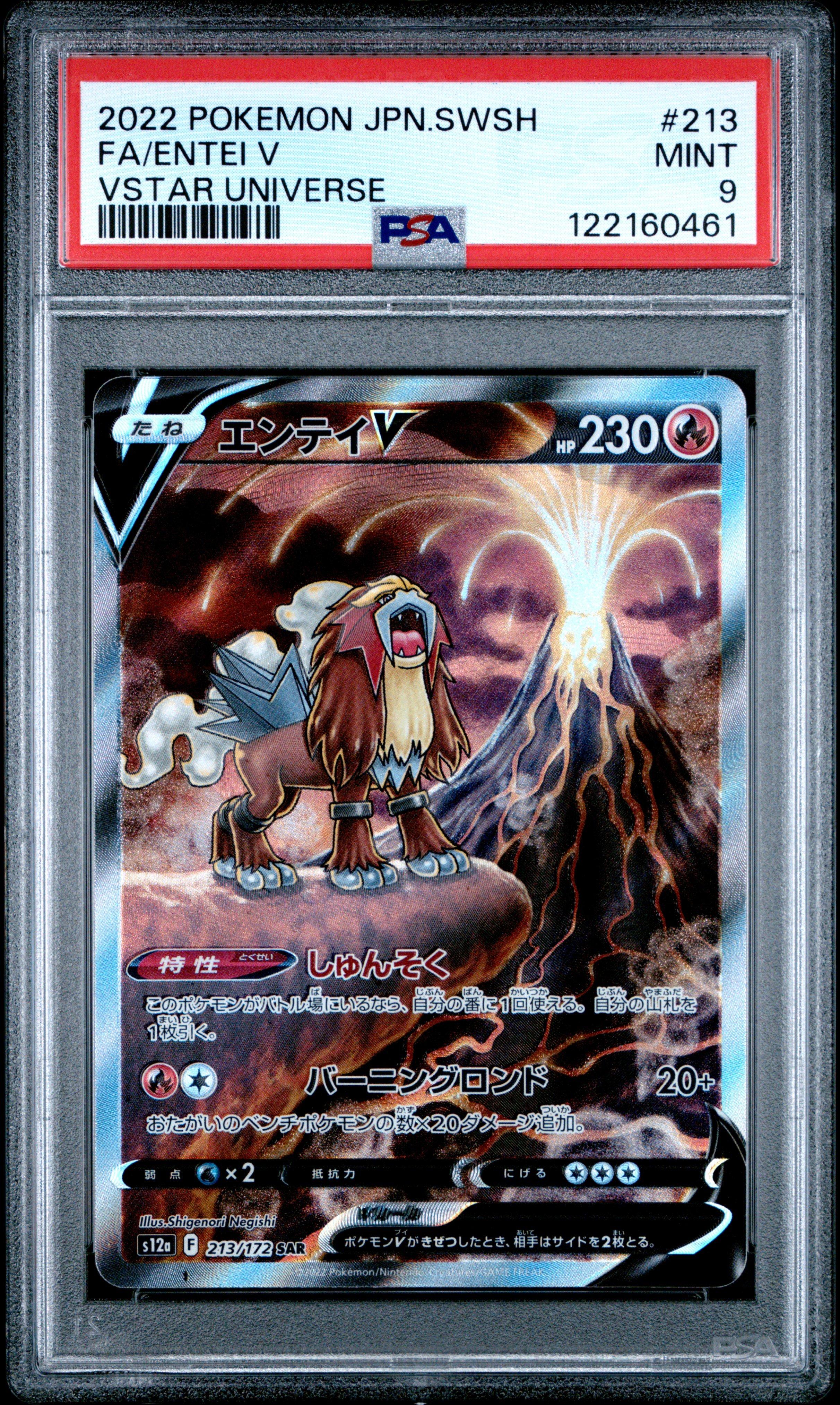 2022 Pokemon Japanese Sword & Shield Vstar Universe 213 Full Art