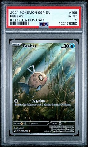 2024 Pokemon Ssp En-surging Sparks 198 Feebas Illustration Rare