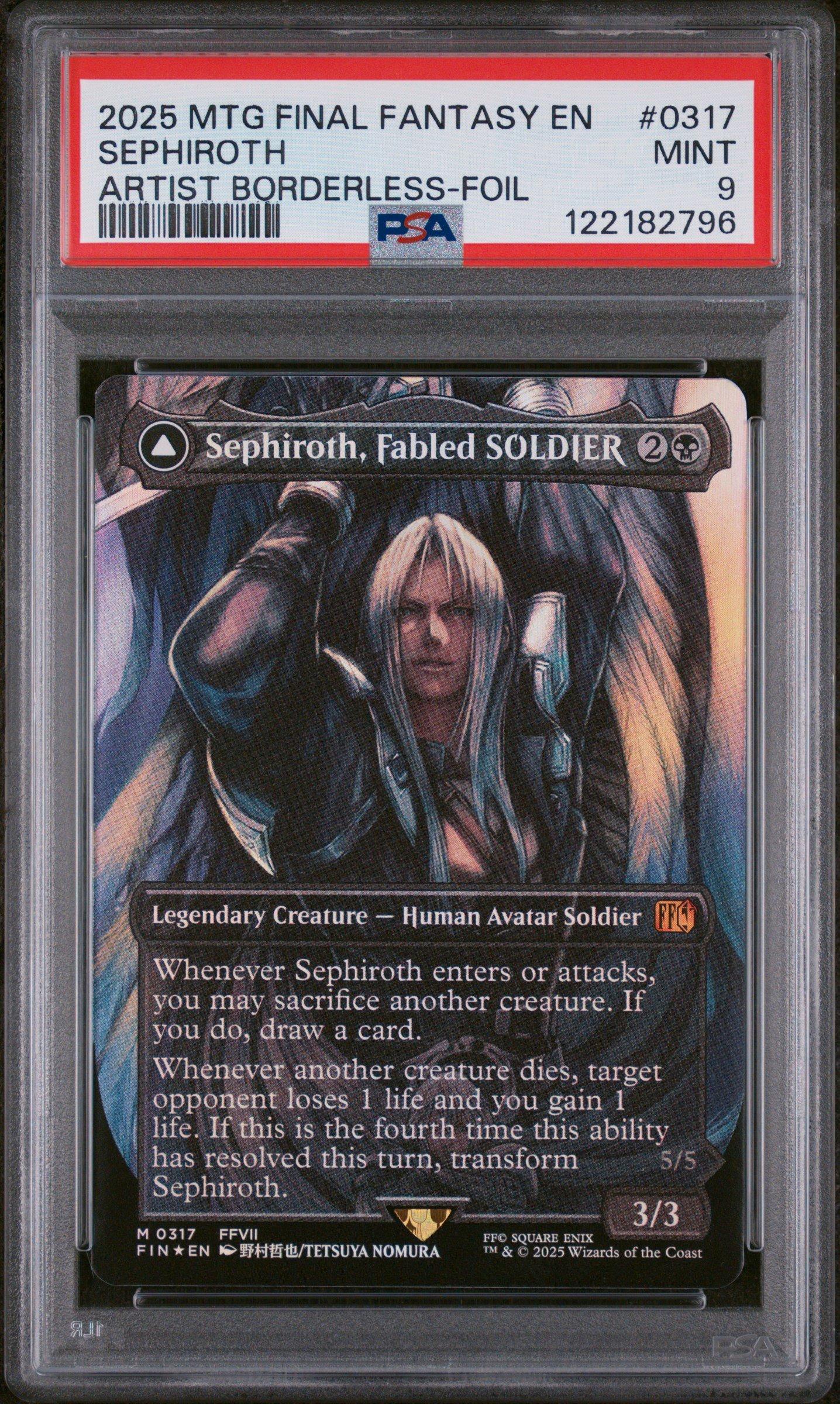 mtg final fantasy sephiroth Sephiroth, Fabled SOLDIER If this is the fourth time this ability has resolved this turn Sephiroth and Lightning for Magic: