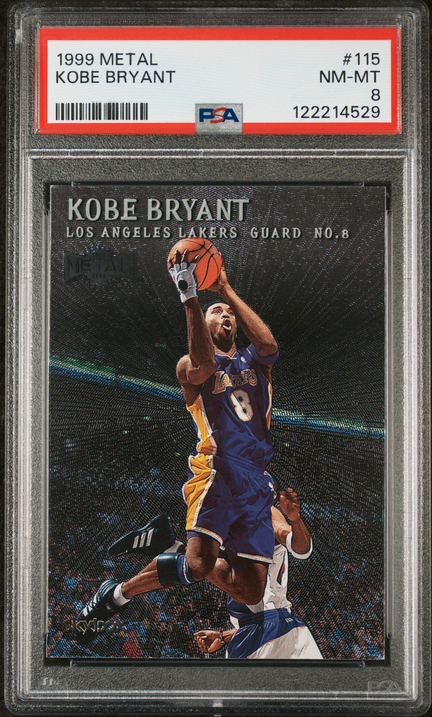1999 Metal 115 Kobe Bryant PSA 8