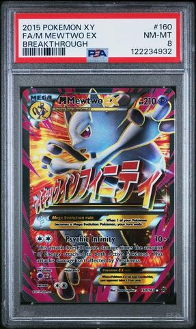 2015 Pokemon Xy Breakthrough 158 Full Art/mewtwo Ex PSA 9 | GameStop