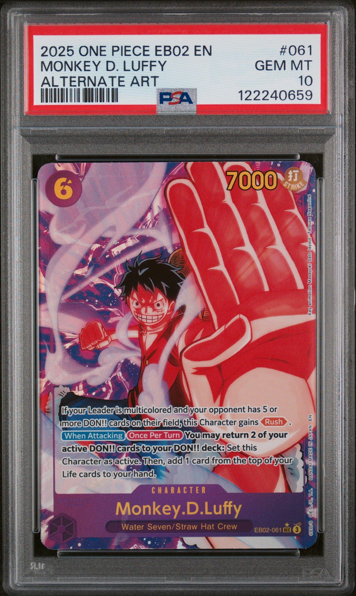 2025 One Piece Eb02-extra Booster -anime 25th Collection- 061