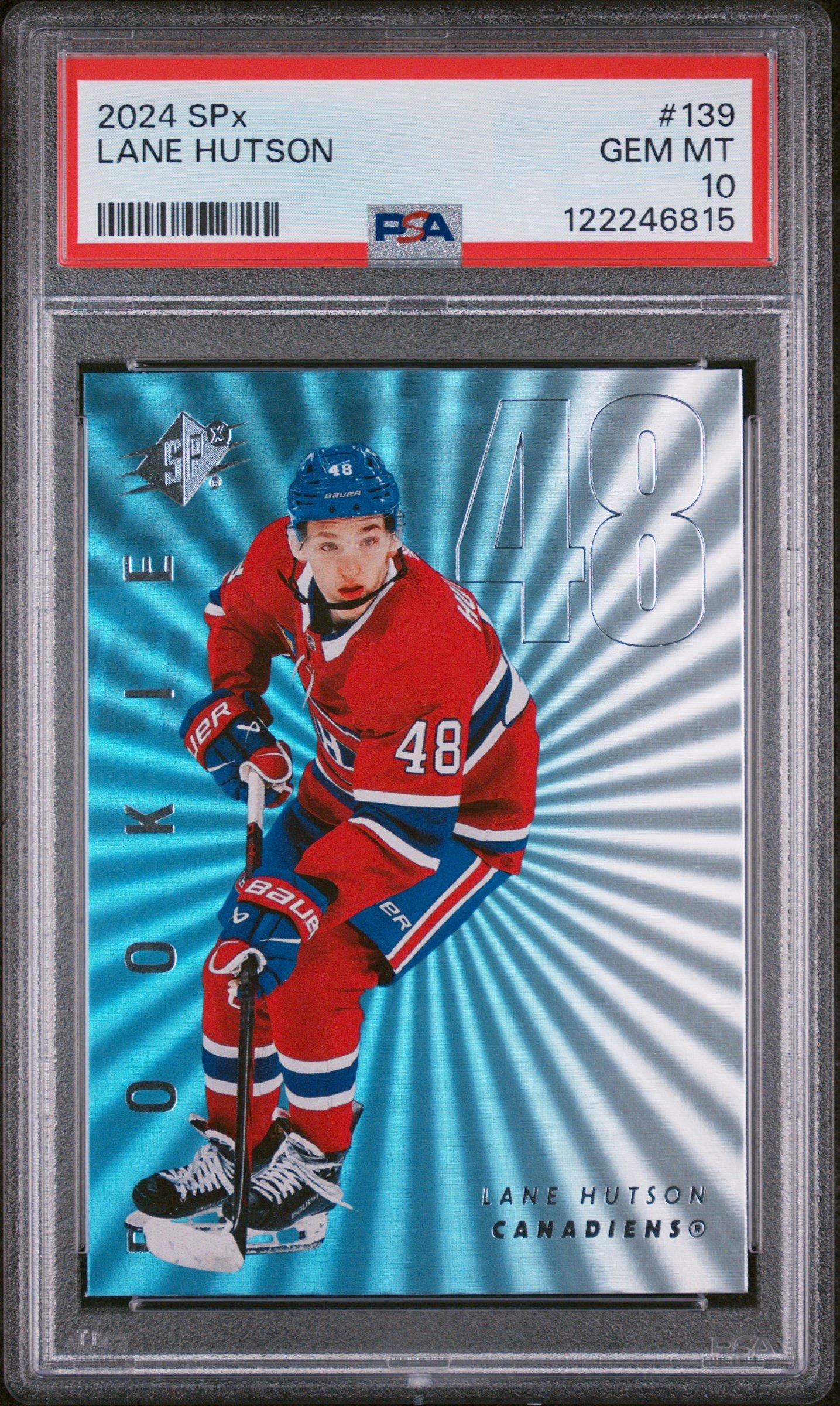 2024 Spx 139 Lane Hutson PSA 10