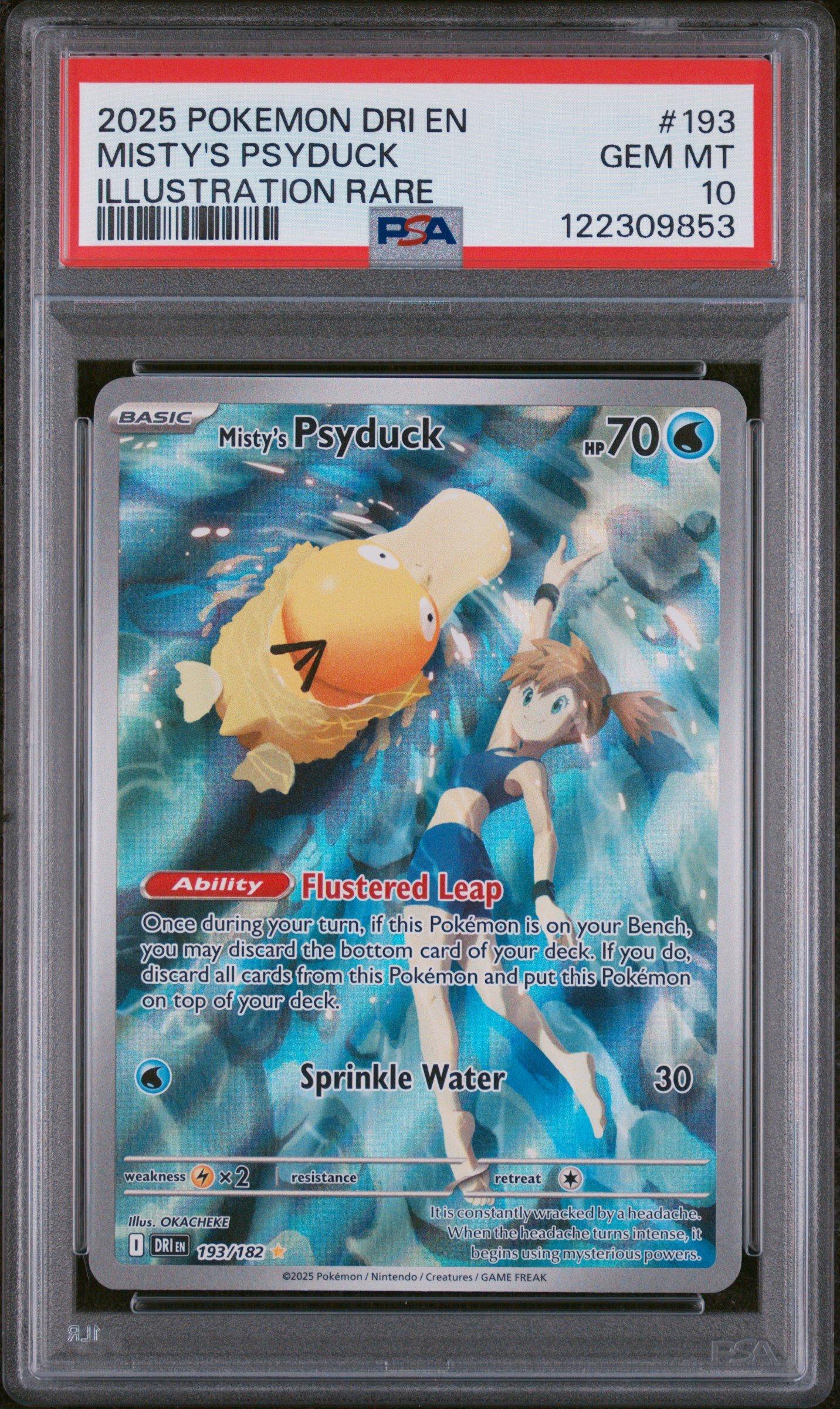 2025 Pokemon Dri En-destined Rivals 193 Misty's Psyduck