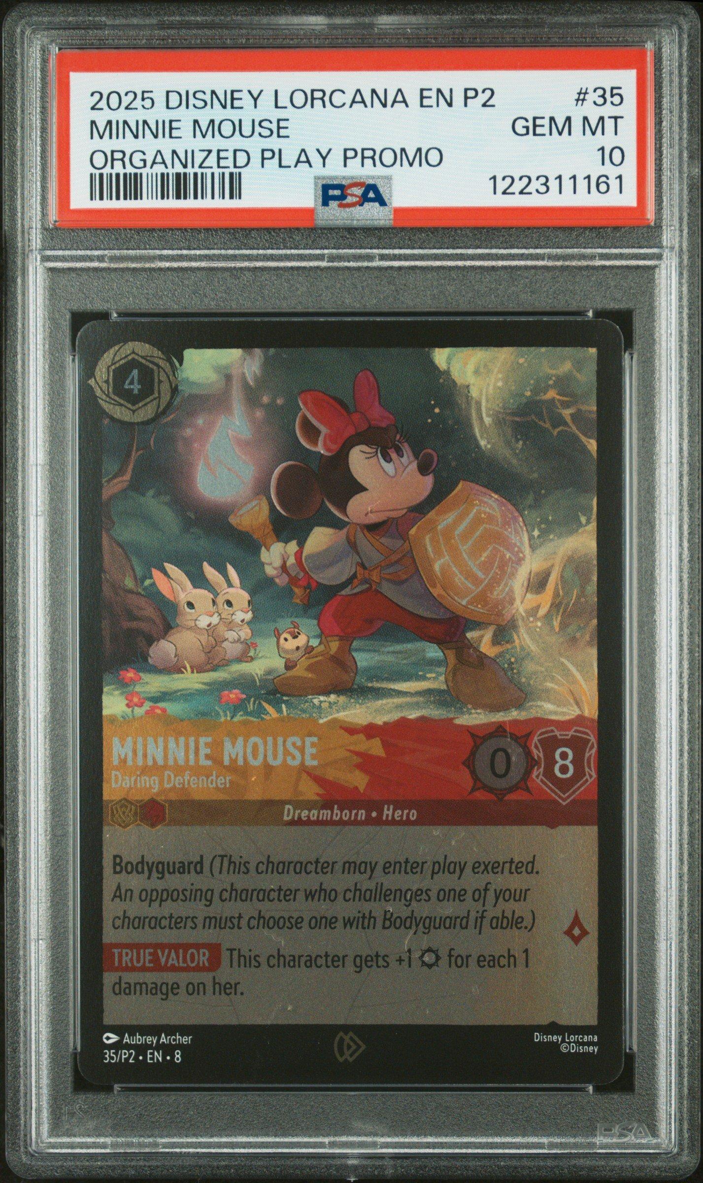 2025 Disney Lorcana En P2-promo 35 Minnie Mouse - Daring Defender