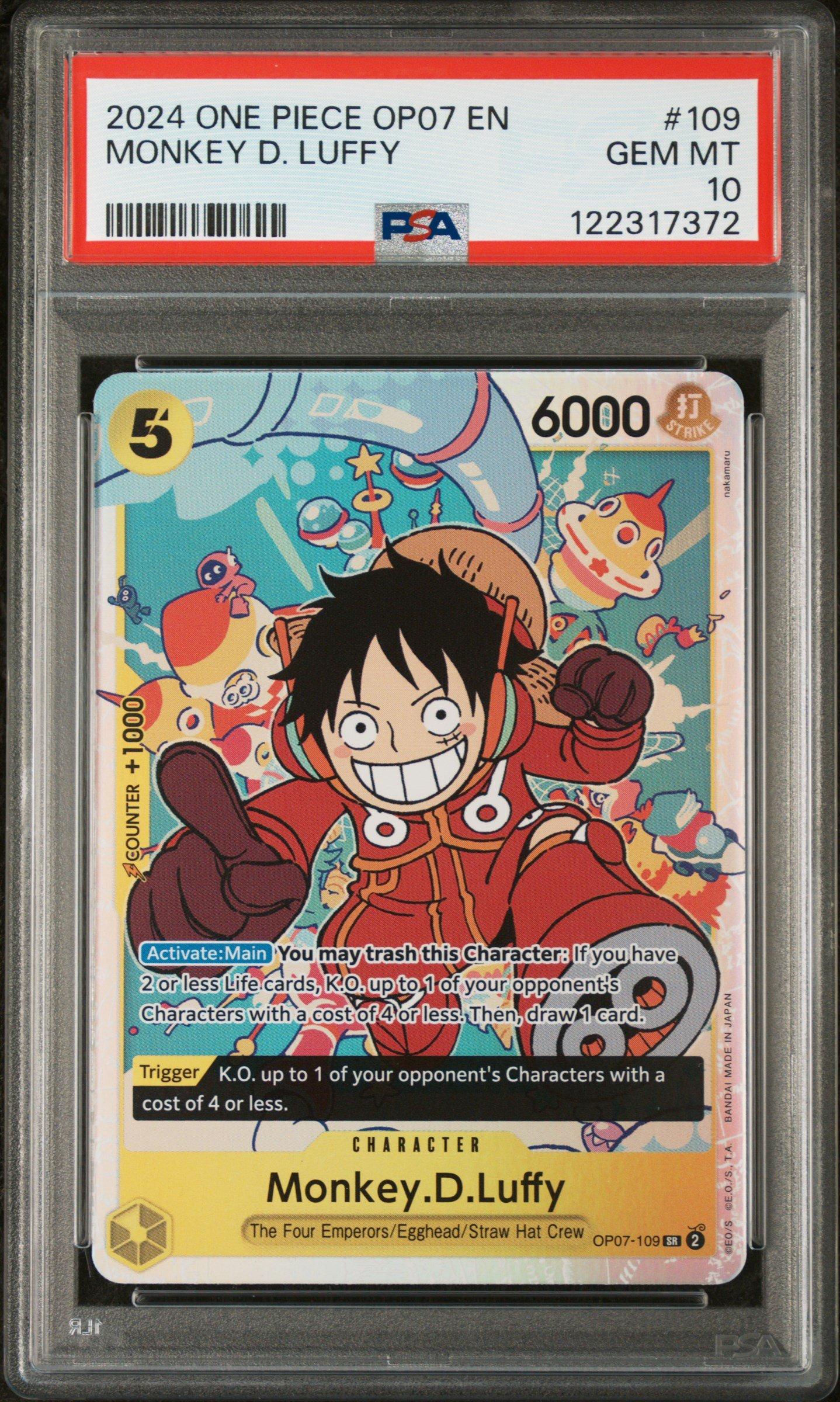 2024 One Piece Op07-500 Years In The Future 109 Monkey D. Luffy