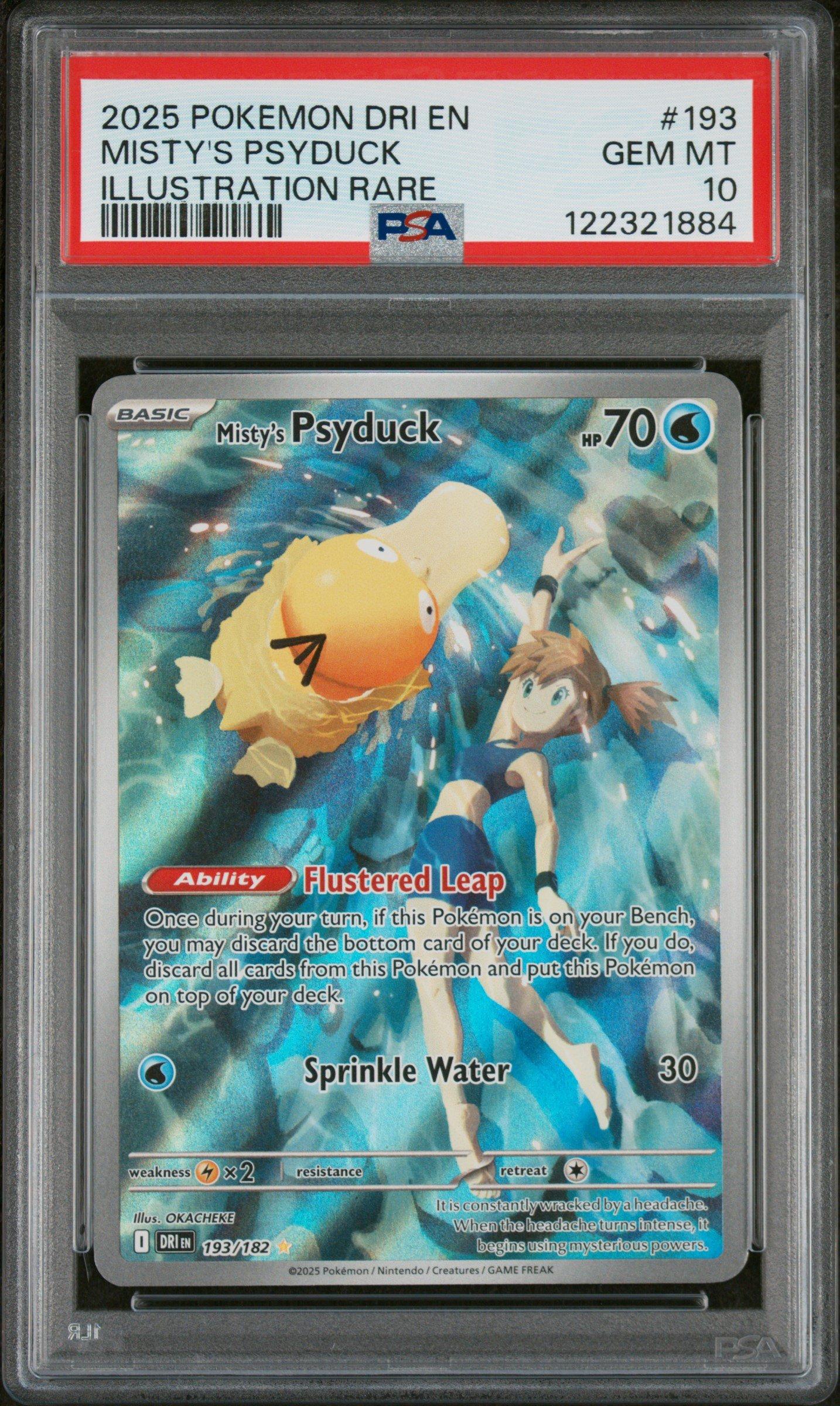 2025 Pokemon Dri En-destined Rivals 193 Misty's Psyduck