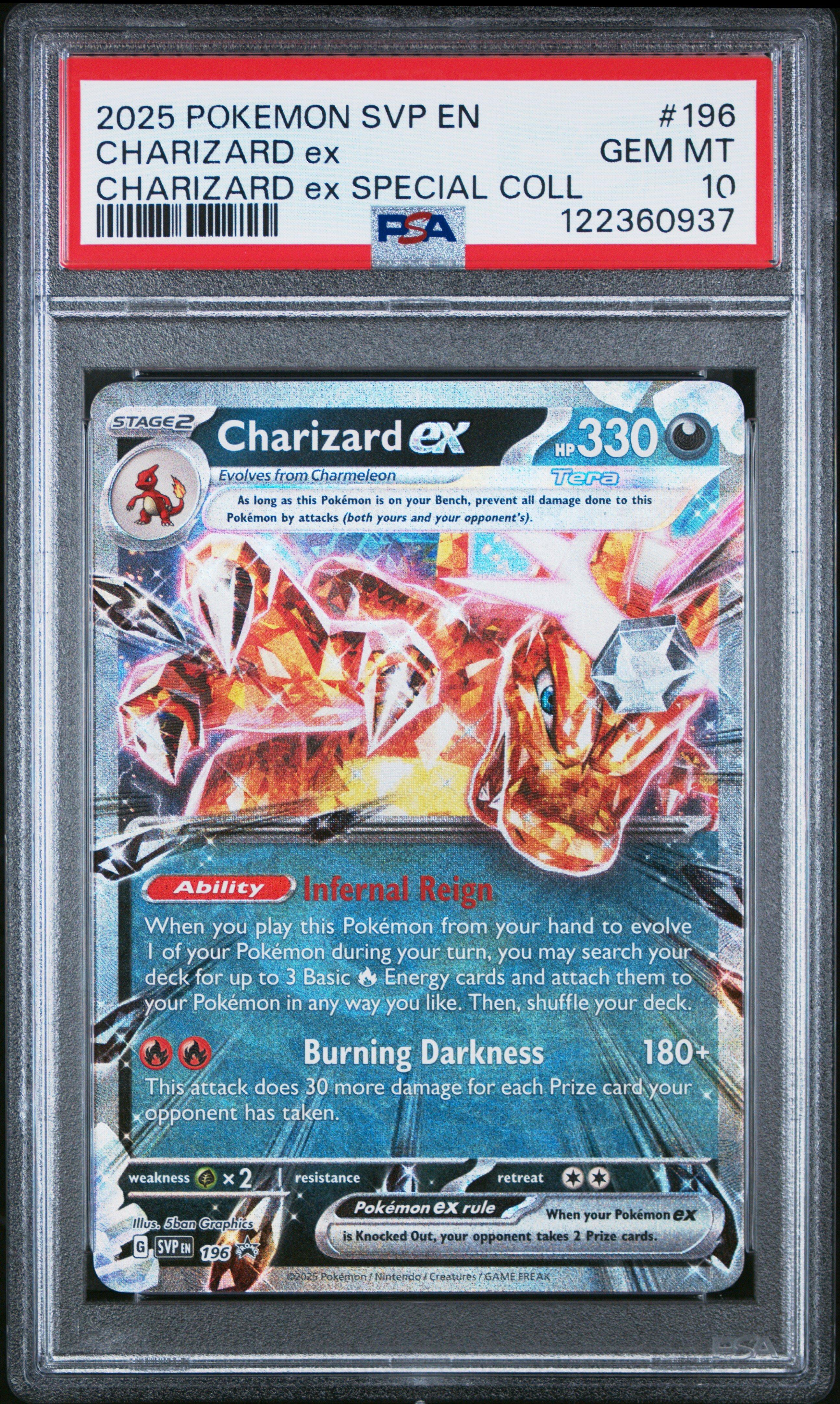 2025 Pokemon Svp En-sv Black Star Promo 196 Charizard Ex Charizard