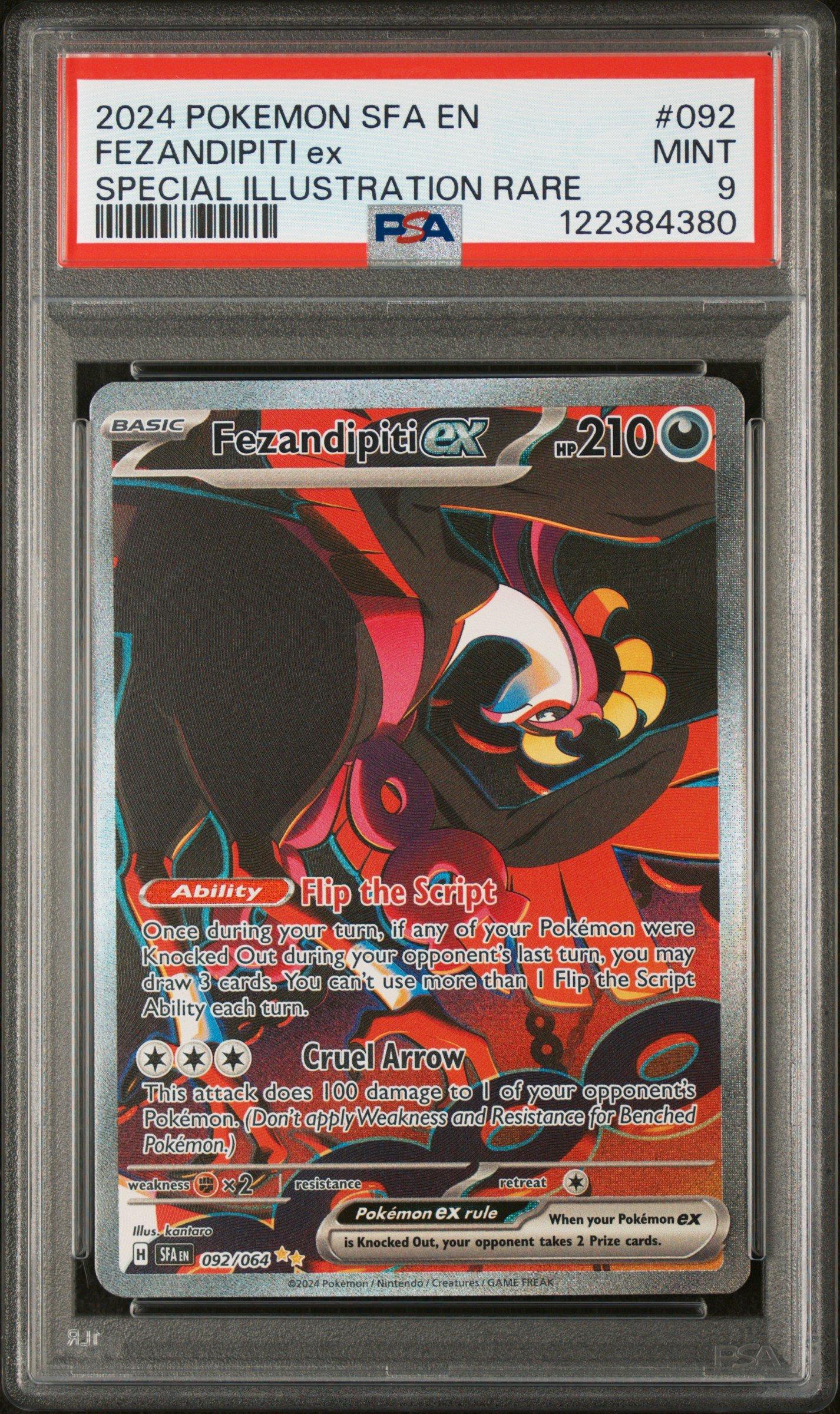 2024 Pokemon Sfa En-shrouded Fable 092 Fezandipiti Ex Special