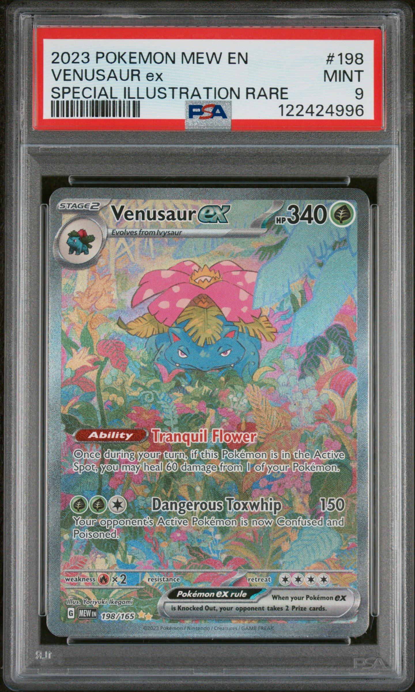 2023 Pokemon Mew En-151 198 Venusaur Ex Special Illustration Rare