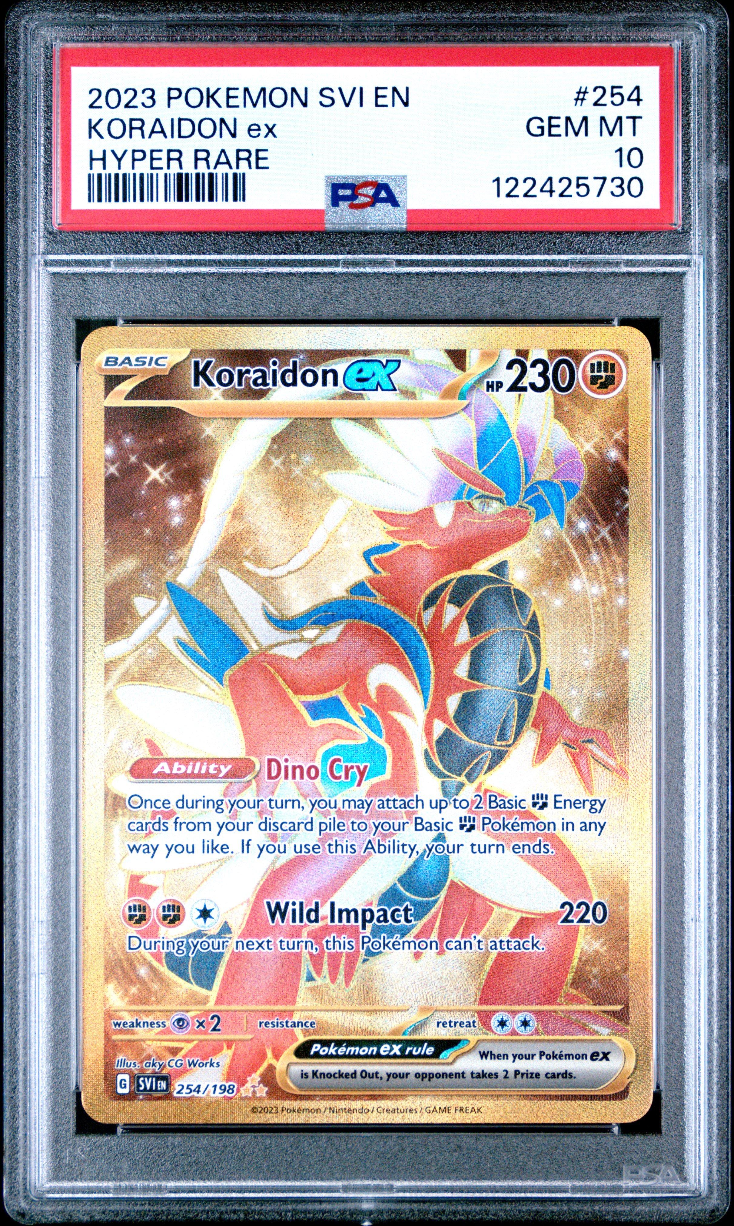 2023 Pokemon Svi En-scarlet & Violet 254 Koraidon Ex Hyper Rare