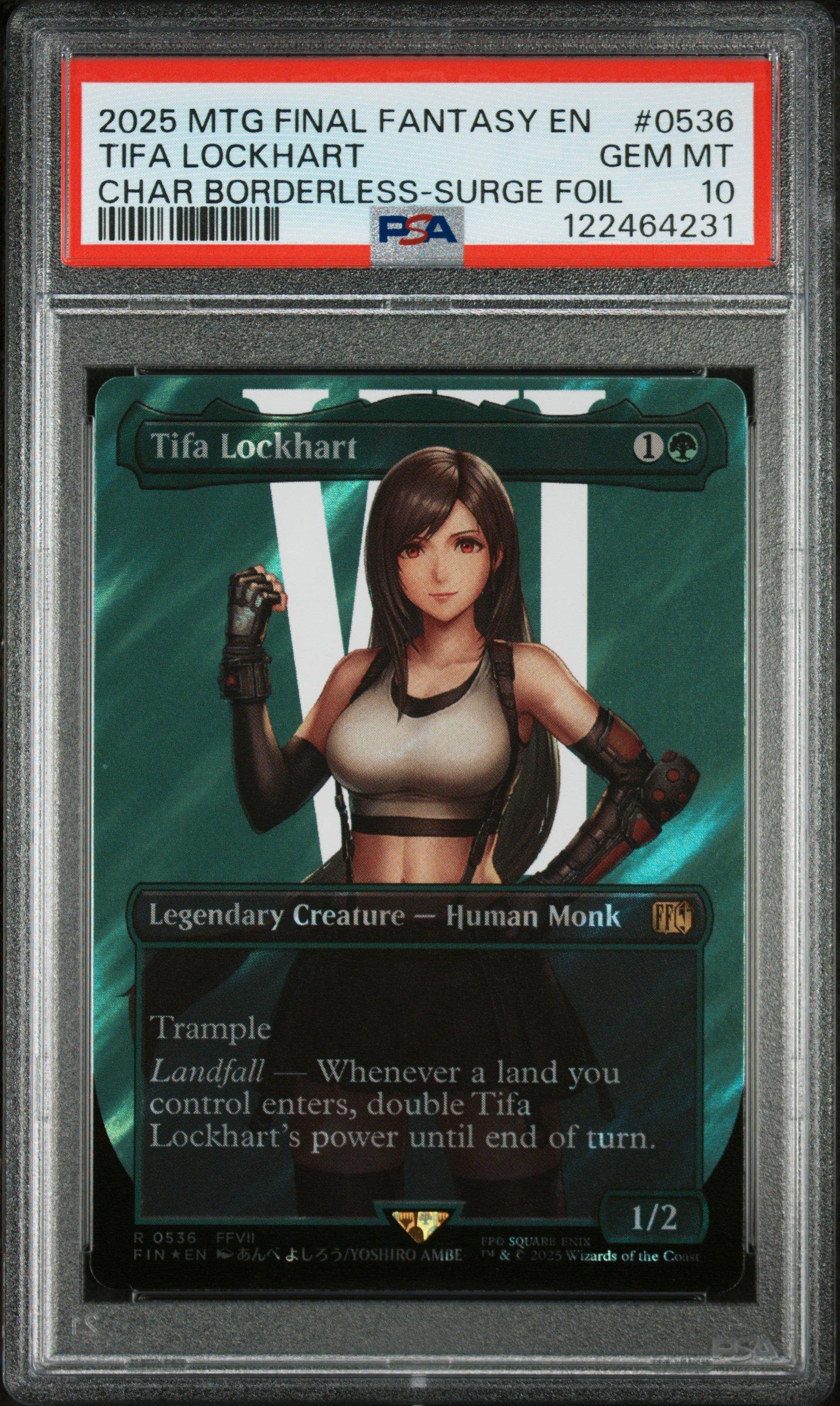 【PSA10】MTG クラウド・ストライフ FOIL PSA 10 GEM MINT Cloud, Midgar Mercenary 0520 Surge Foil Final