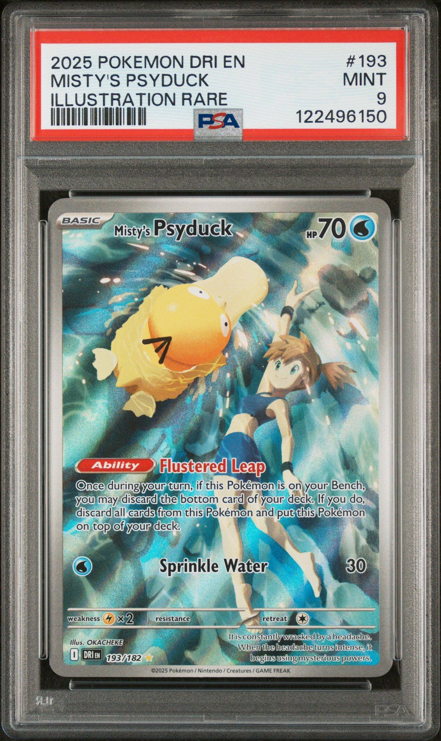 2025 Pokemon Dri En-destined Rivals 193 Misty's Psyduck