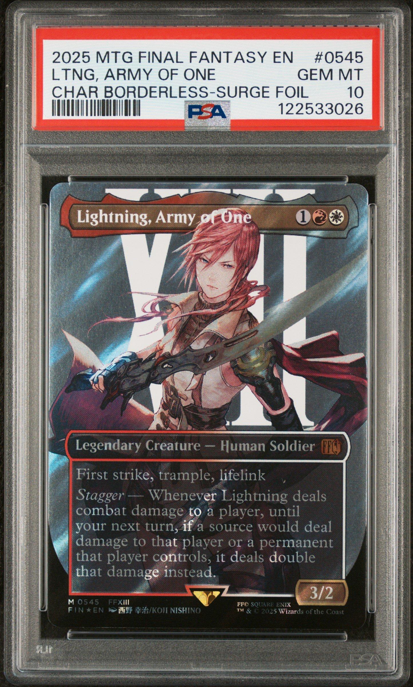 2025 Magic The Gathering Final Fantasy 0545 Lightning