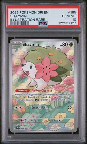 2025 Pokemon Dri En-destined Rivals 185 Shaymin Illustration