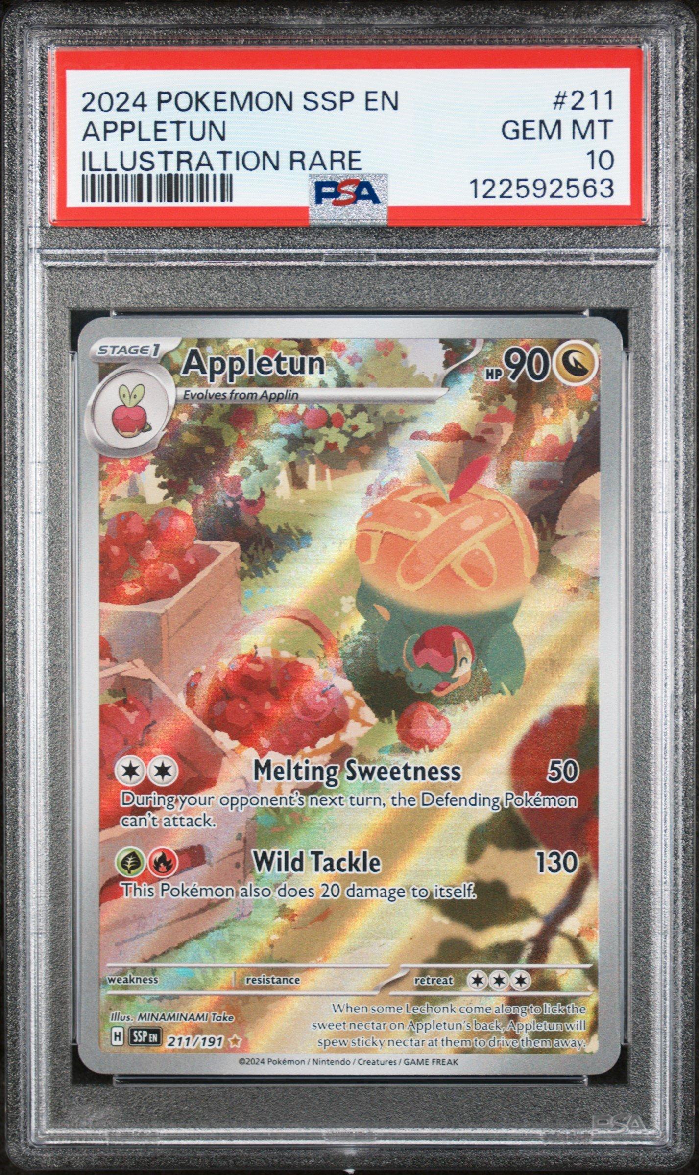 2024 Pokemon Ssp En-surging Sparks 211 Appletun Illustration Rare