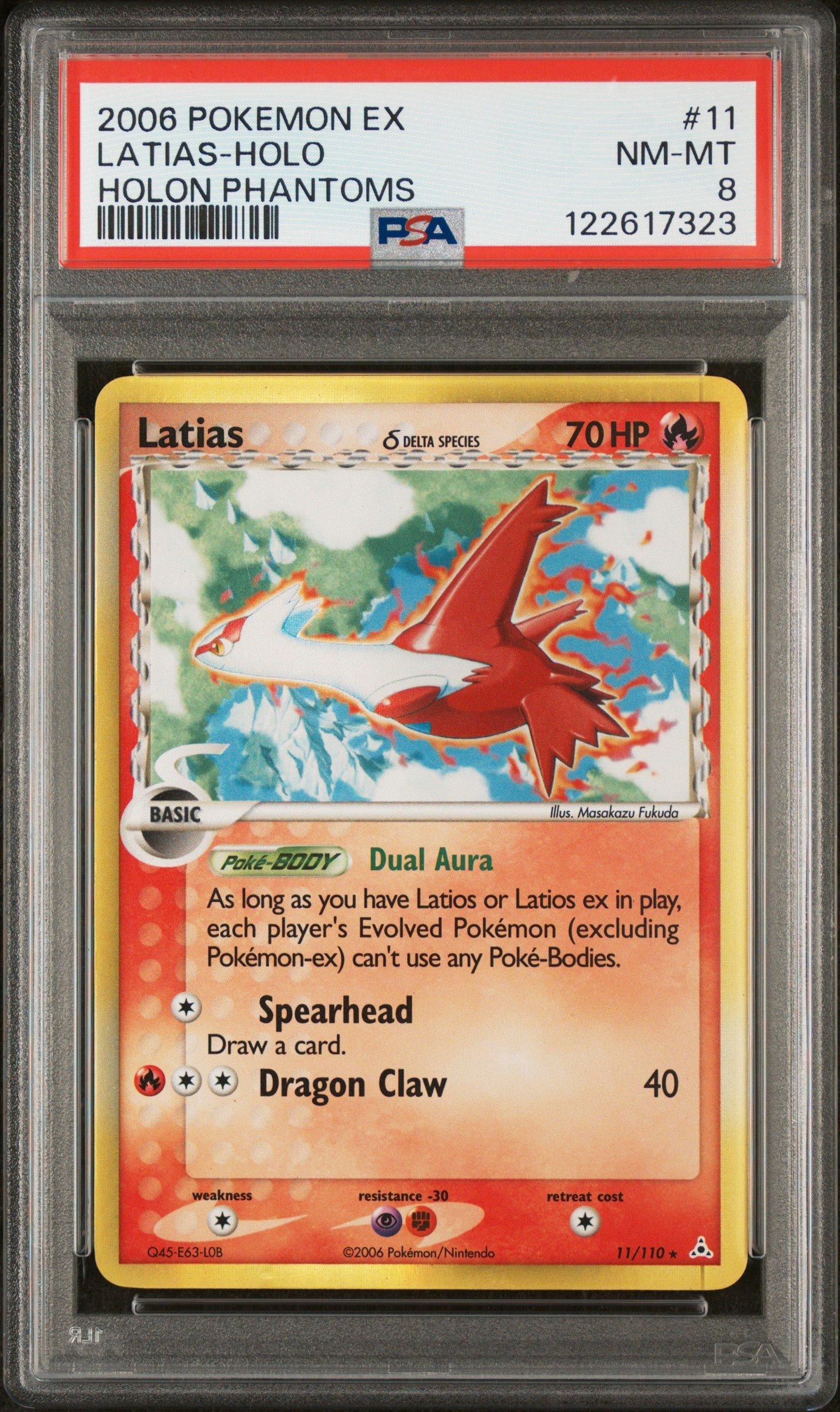 2006 Pokemon Ex Holon Phantoms 11 Latias-holo PSA