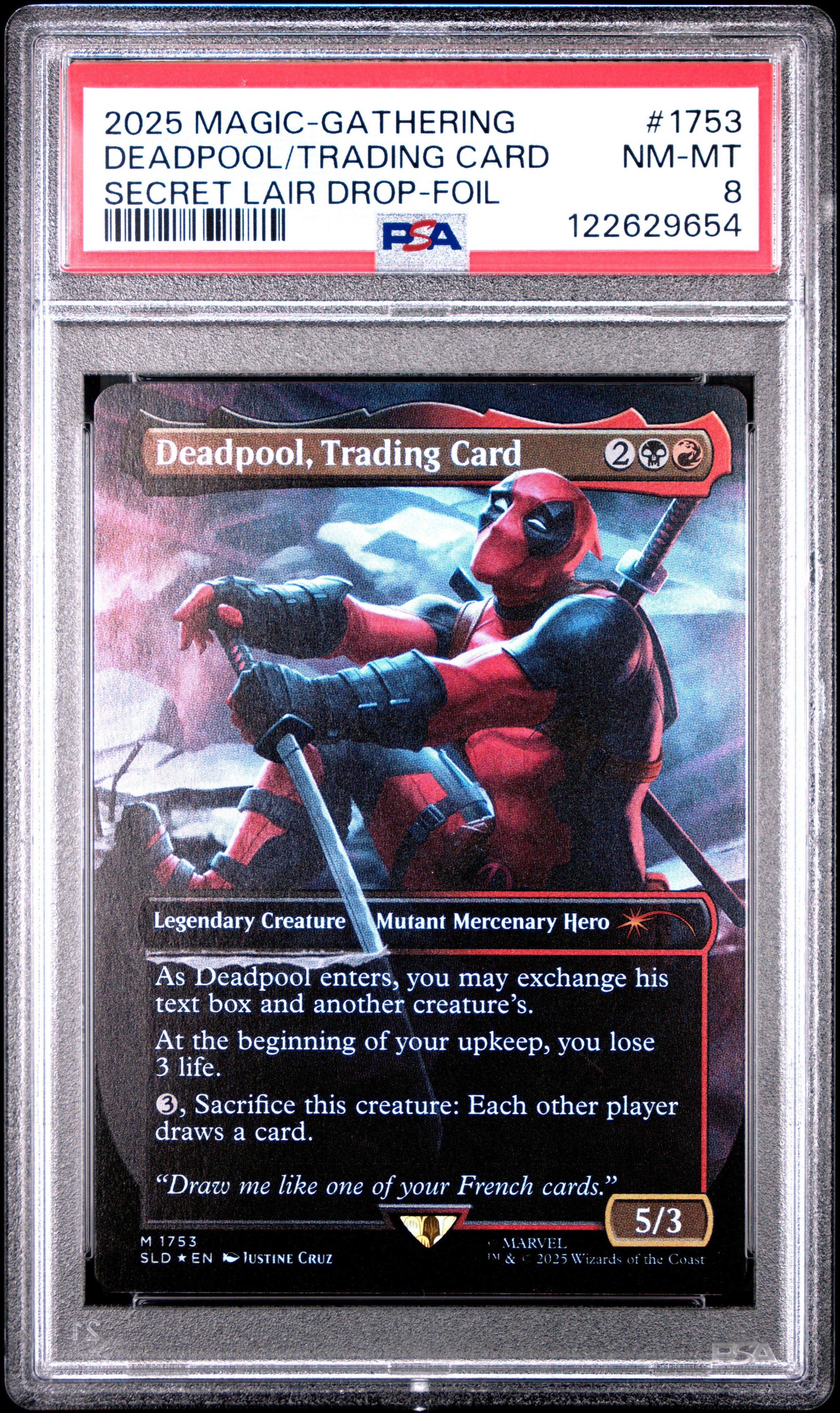 2025 Magic The Gathering Secret Lair Drop 1753 Deadpool, Trading