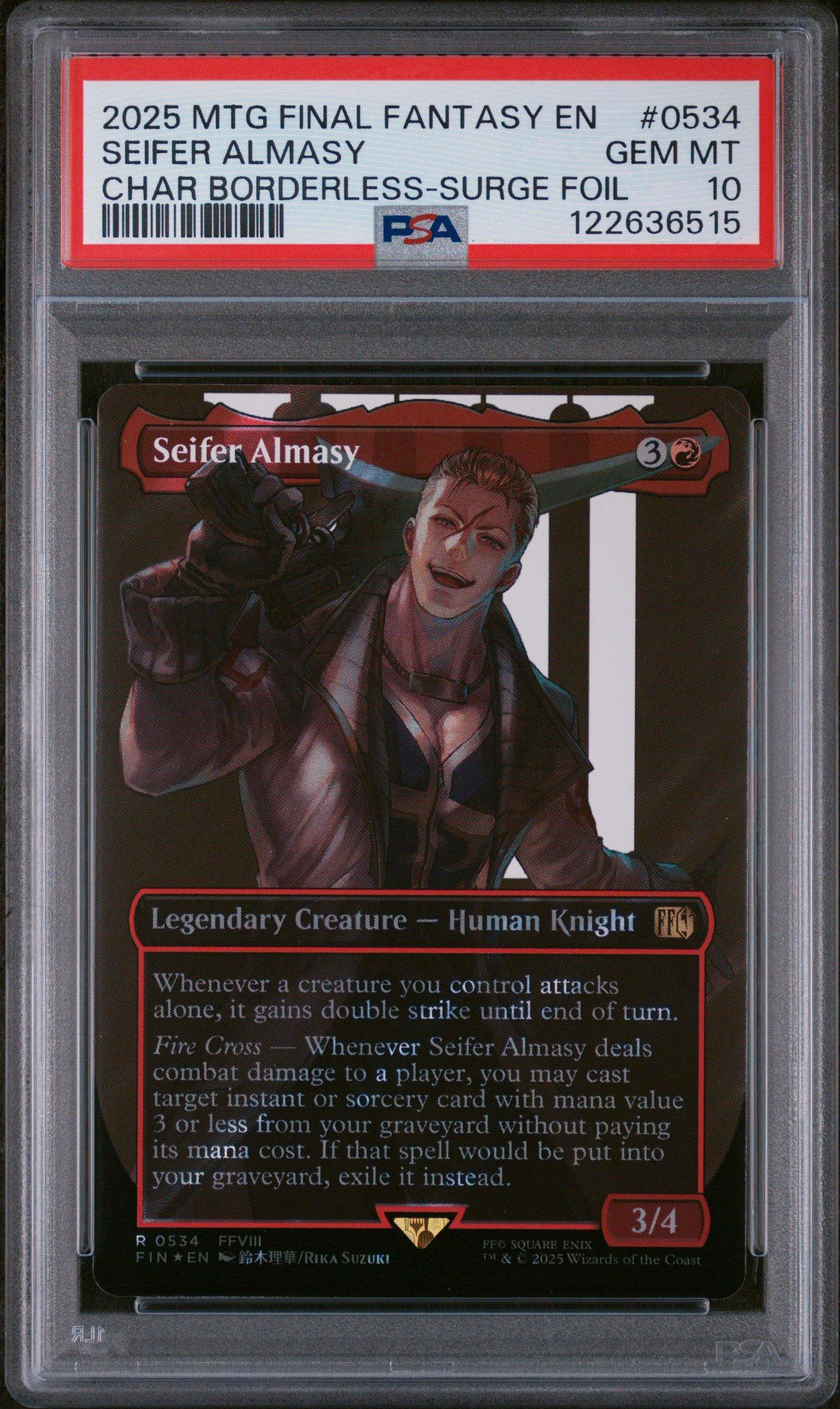 2025 Magic The Gathering Final Fantasy 0534 Seifer Almasy