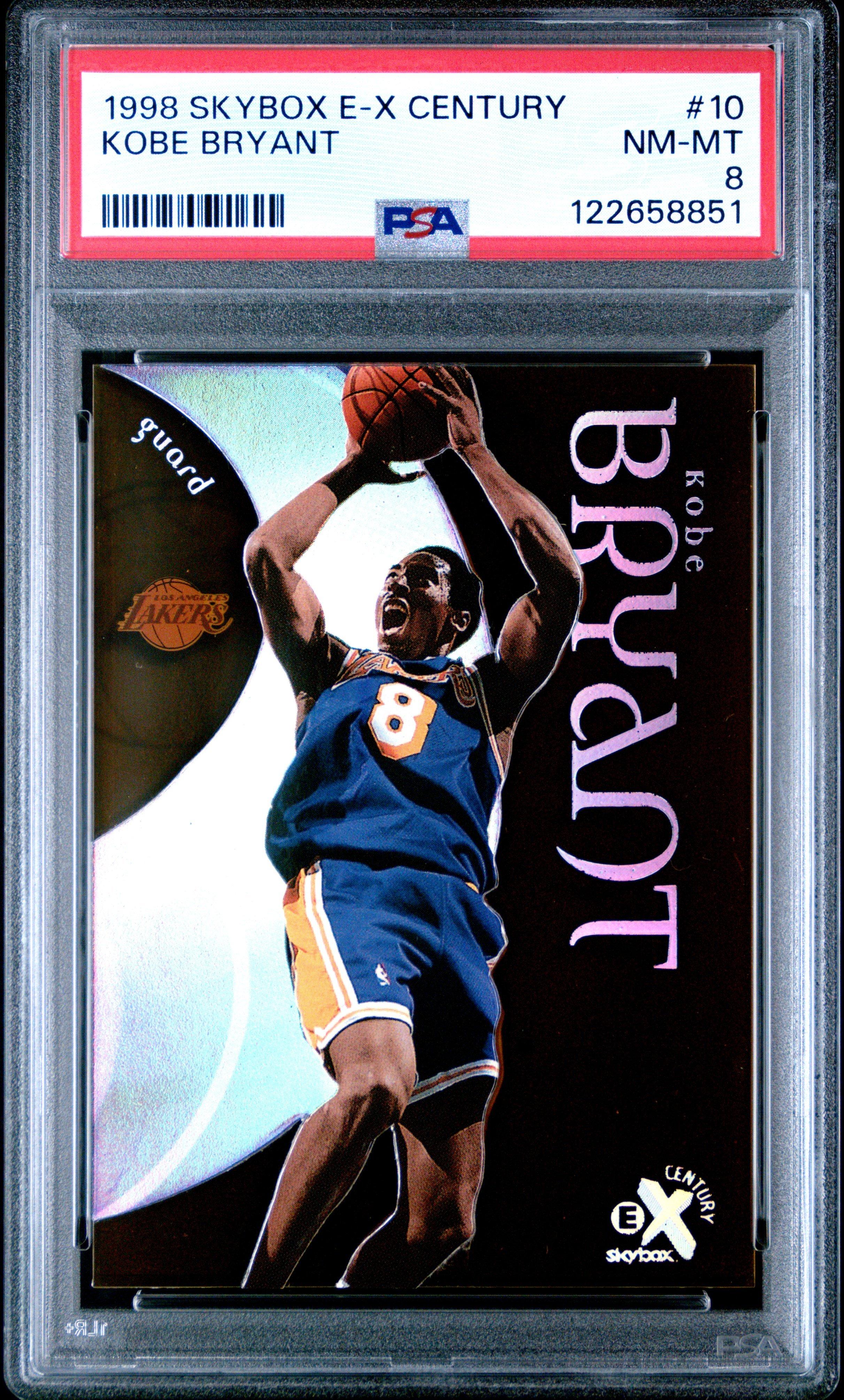 1998 Skybox E-x Century 10 Kobe Bryant PSA 8 Graded Card | GameStop