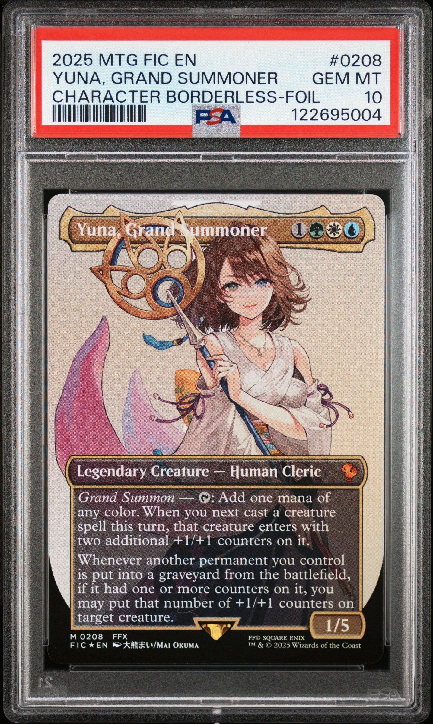 yuna grand summoner mtg card Yuna, Grand Summoner | Promotional
